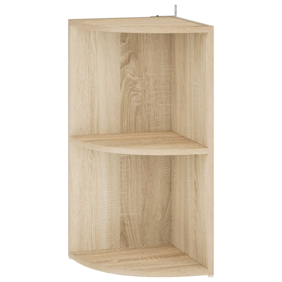 Corner Shelf 2-Tier 31.5 x 31 x 66 cm Engineered Wood