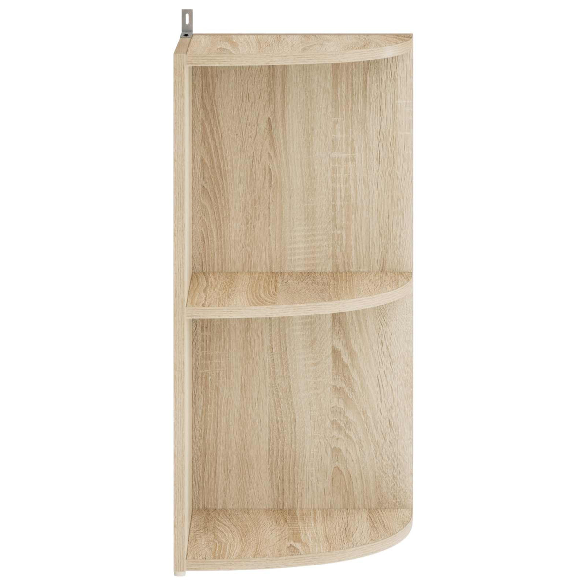 Corner Shelf 2-Tier 31.5 x 31 x 66 cm Engineered Wood