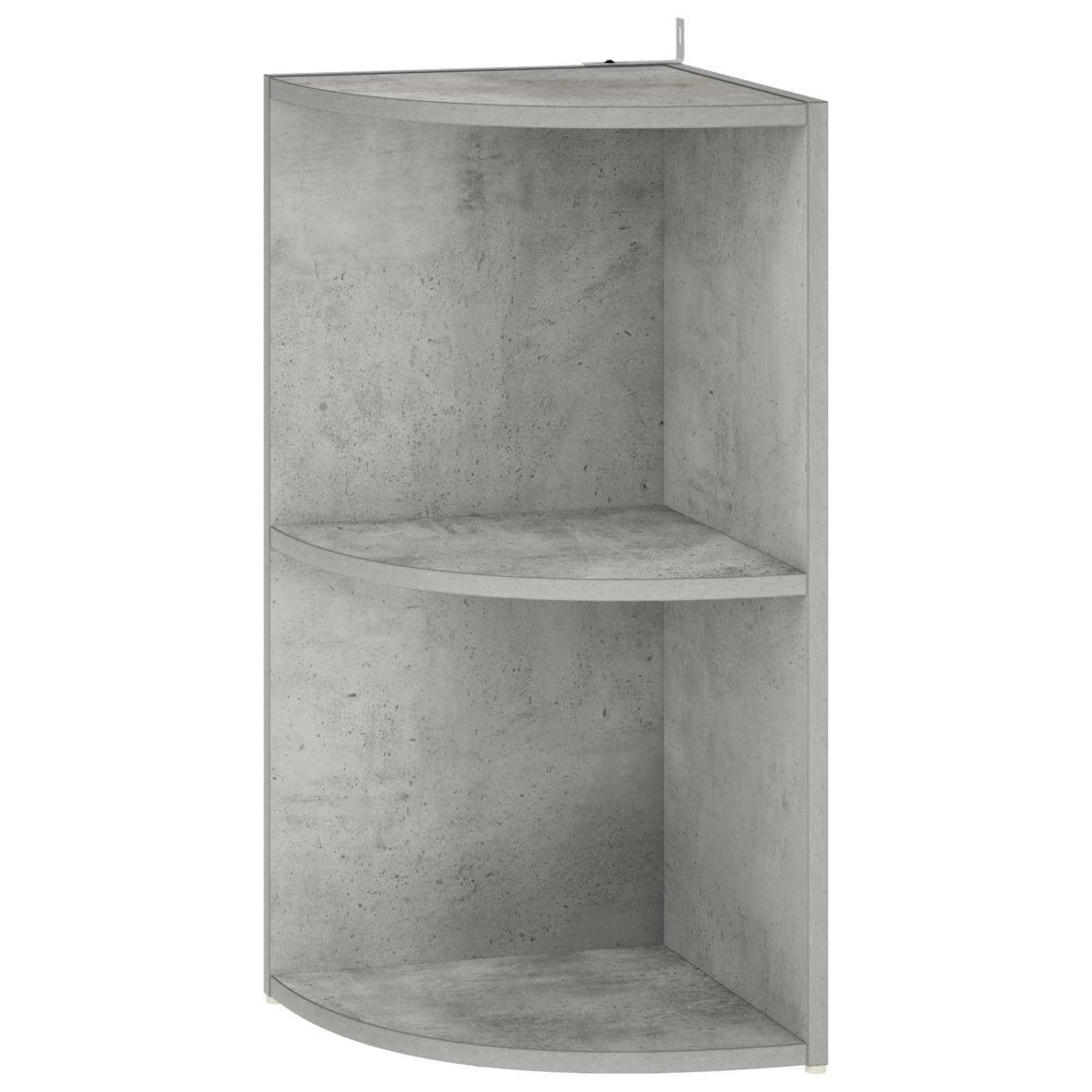 Corner Shelf 2-Tier 31.5 x 31 x 66 cm Engineered Wood