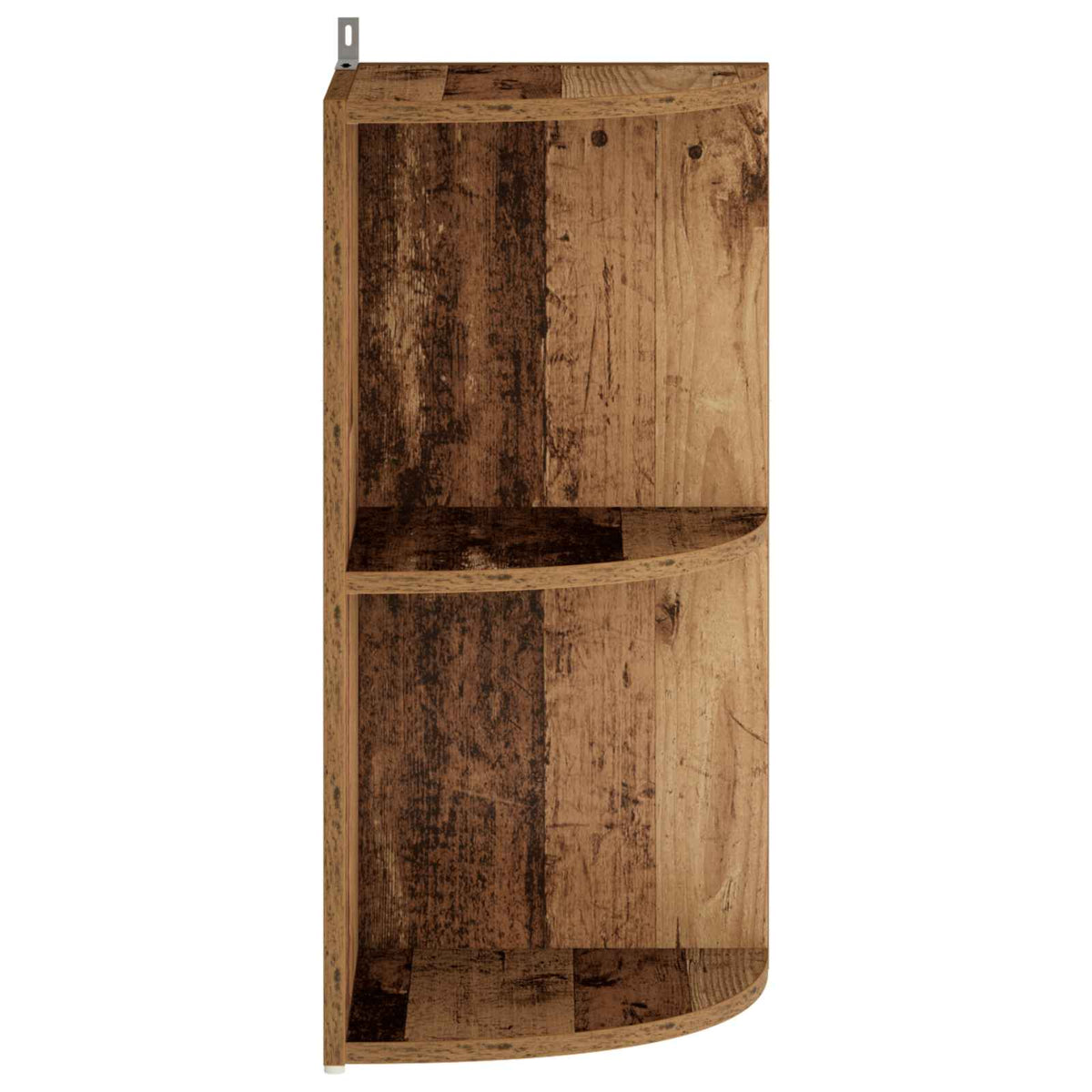 Corner Shelf 2-Tier 31.5 x 31 x 66 cm Engineered Wood Old Wood