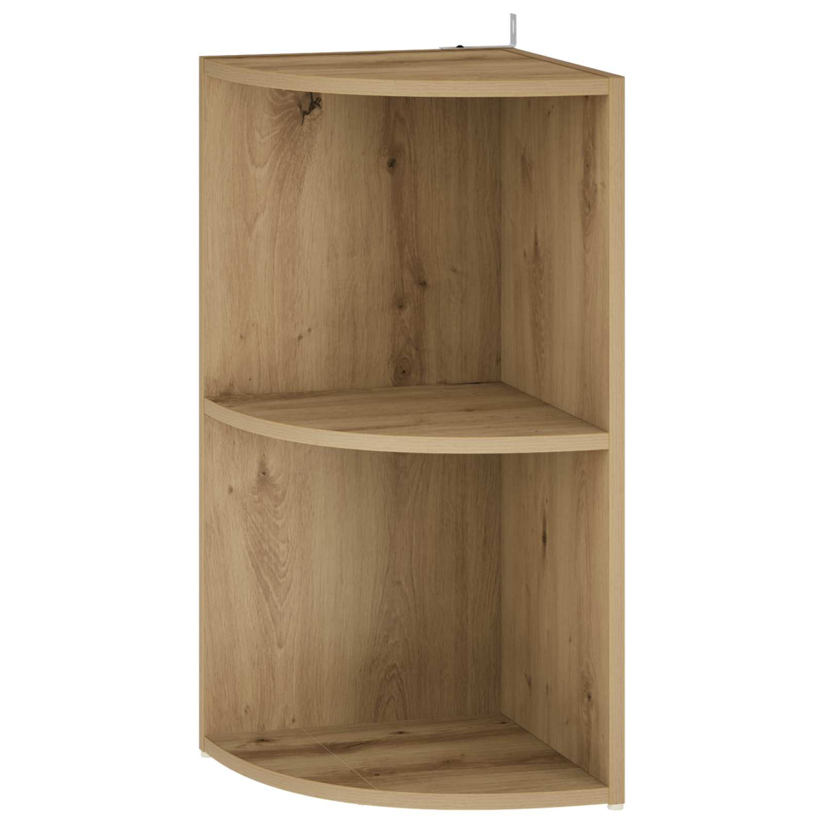 Corner Shelf 2-Tier 31.5 x 31 x 66 cm Engineered Wood