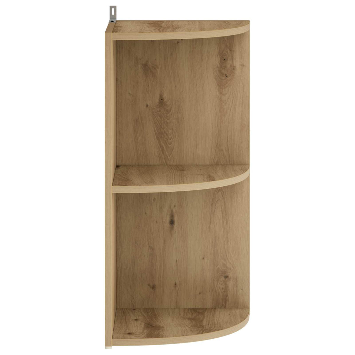 Corner Shelf 2-Tier 31.5 x 31 x 66 cm Engineered Wood