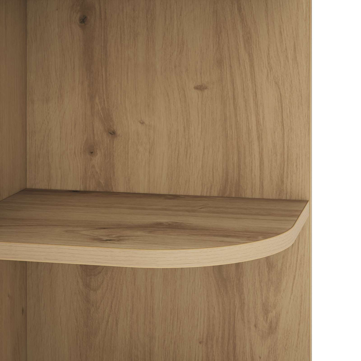 Corner Shelf 5-Tier 41.5 x 41.5 x 178 cm Engineered Wood