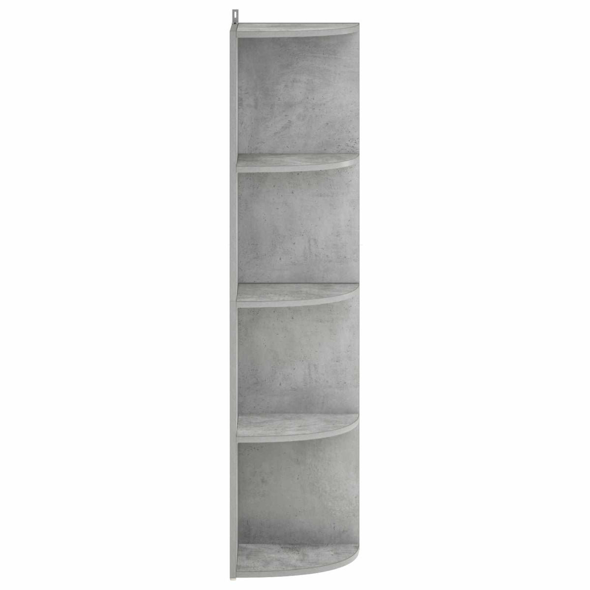 Corner Shelf 4-Tier 41.5 x 41.5 x 143 cm Engineered Wood