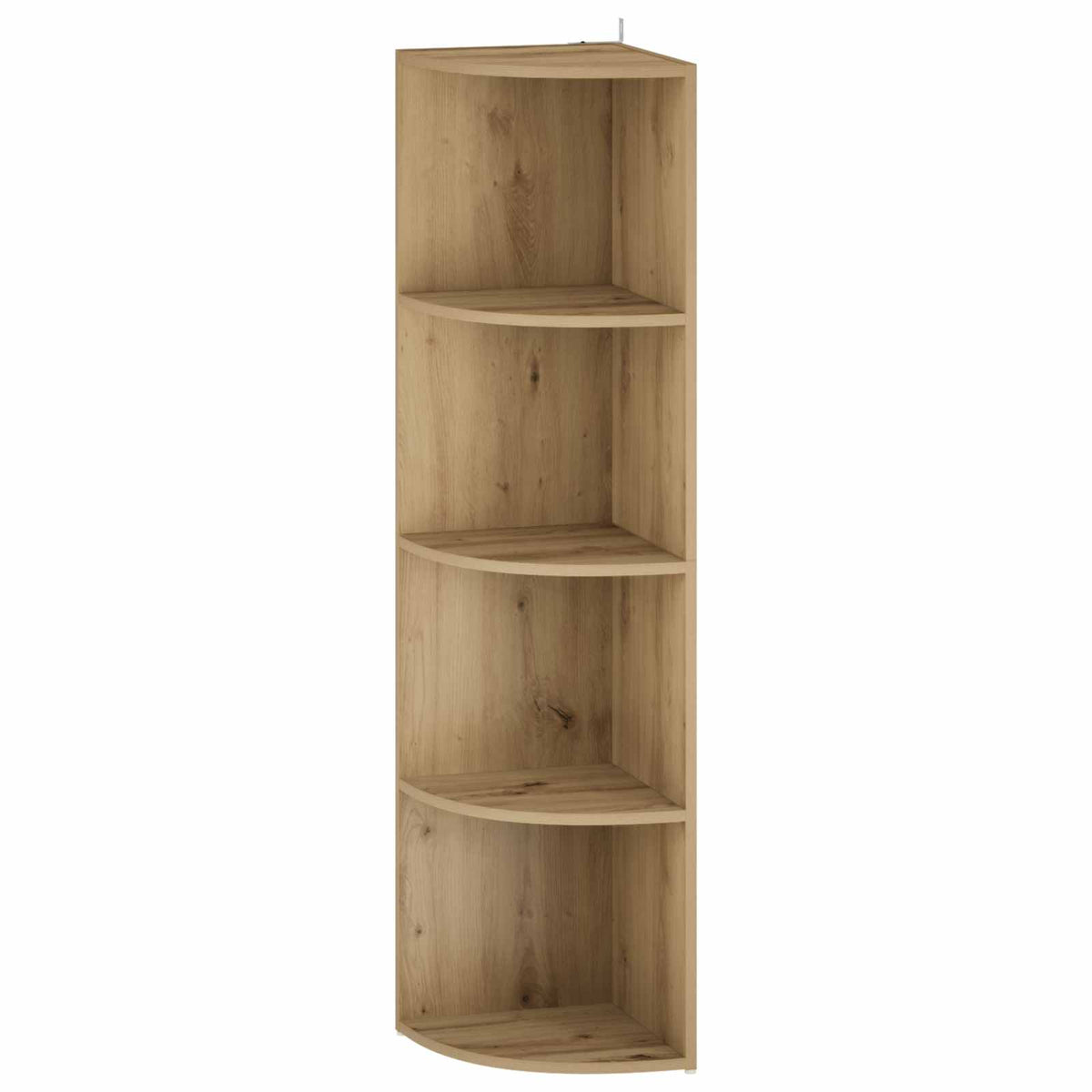 Corner Shelf 4-Tier 41.5 x 41.5 x 143 cm Engineered Wood