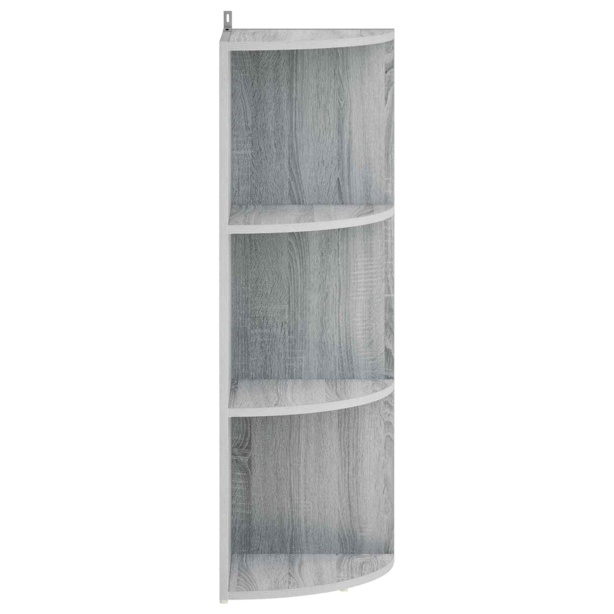 Corner Shelf 3-Tier 41.5 x 41.5 x 107.5 cm Engineered Wood