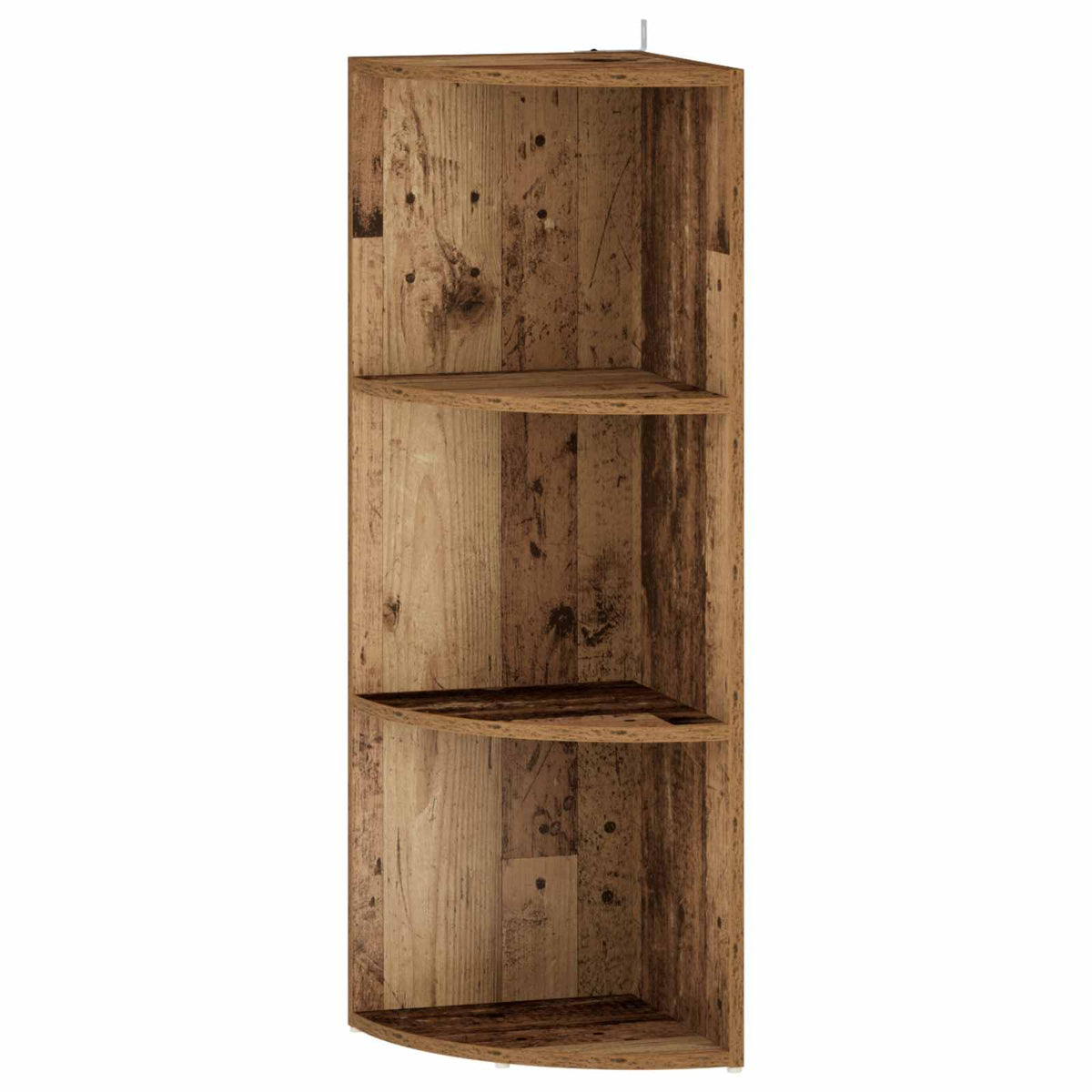 Corner Shelf 3-Tier 41.5 x 41.5 x 107.5 cm Engineered Wood