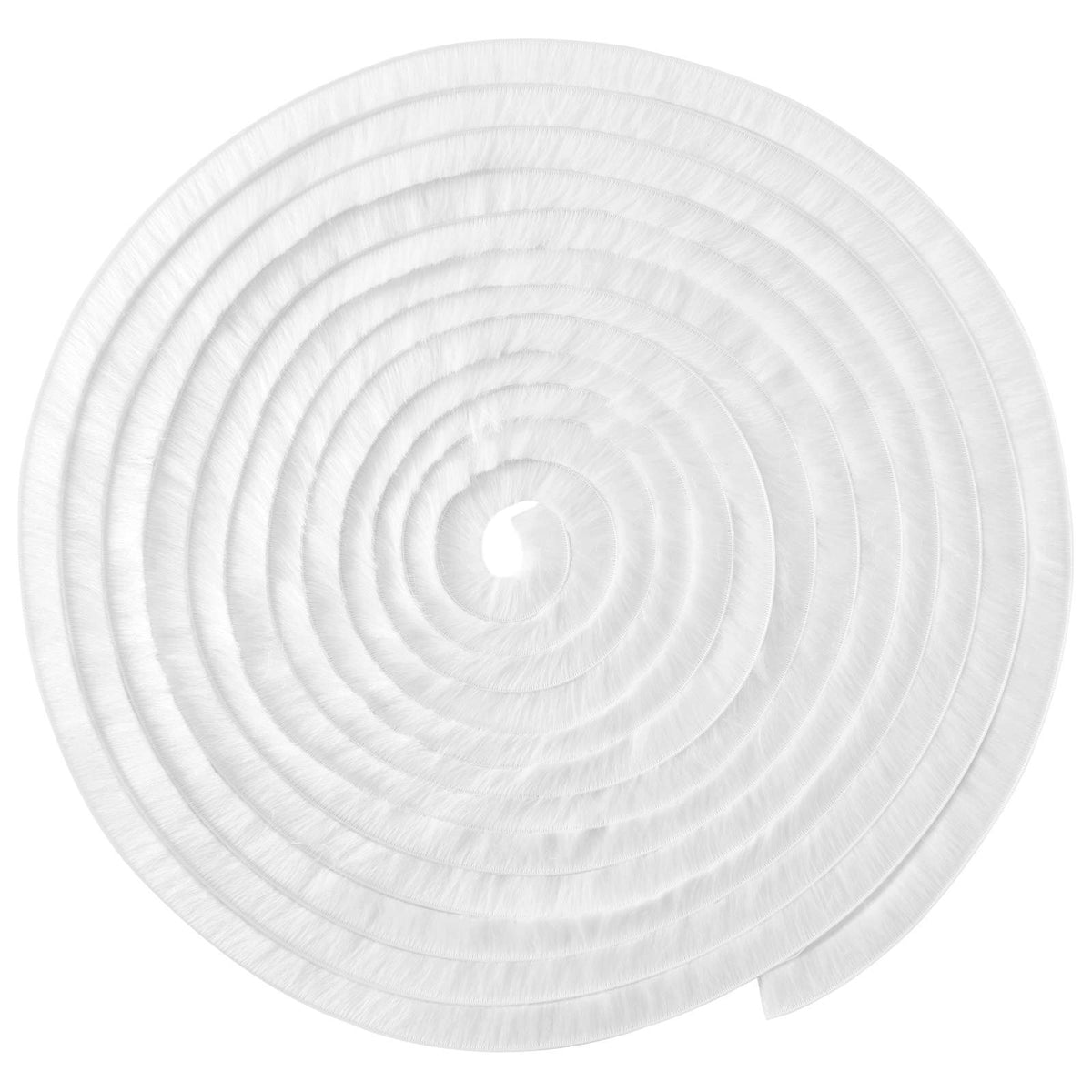 Self-Adhesive Door Brush Seal 25 m PP White