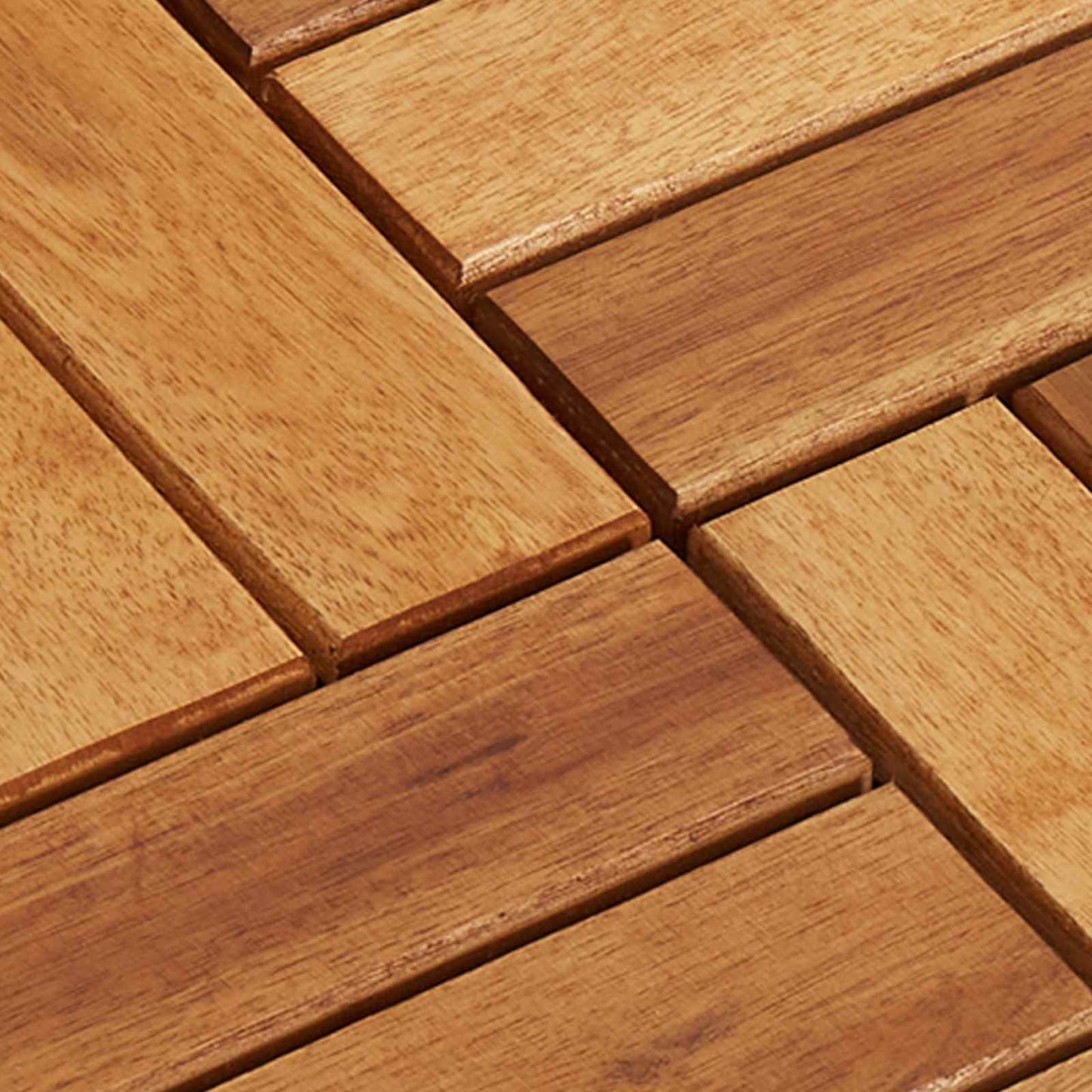 Decking Tile 20 pcs Brown 30 x 30 cm Acacia Hardwood
