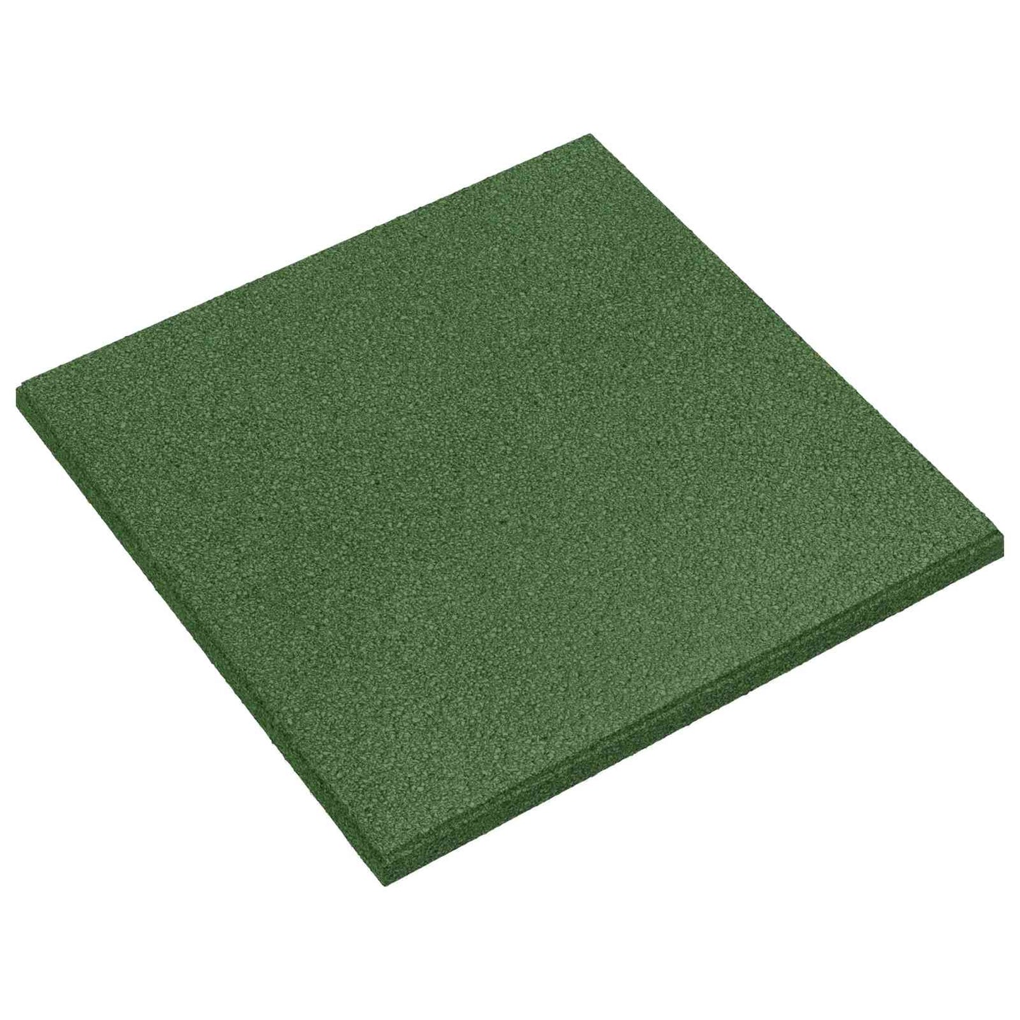 Fall Protection Tiles 24 pcs Green 50 x 50 cm Rubber
