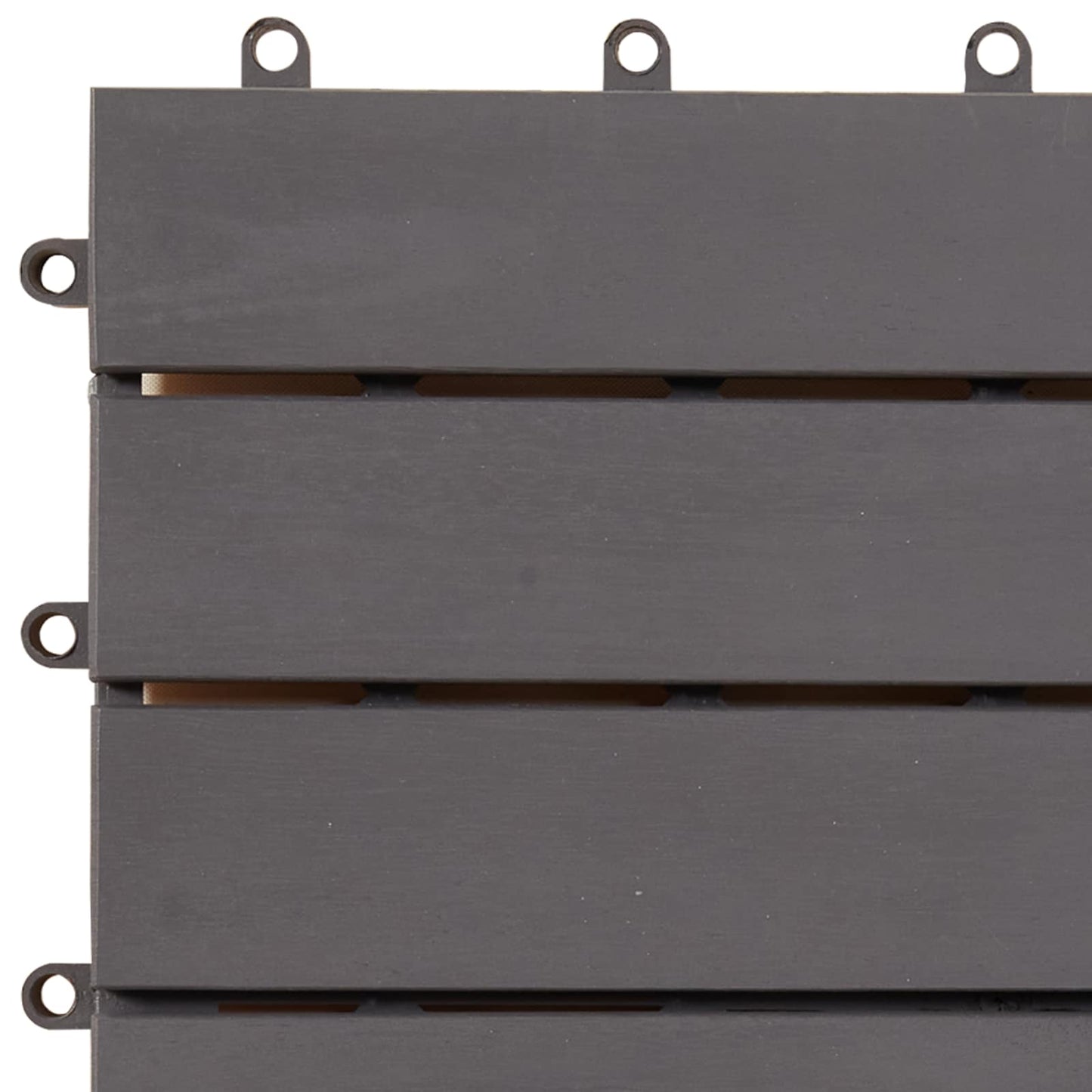 Decking Tile 30 pcs Grey 30 x 30 cm Acacia Hardwood
