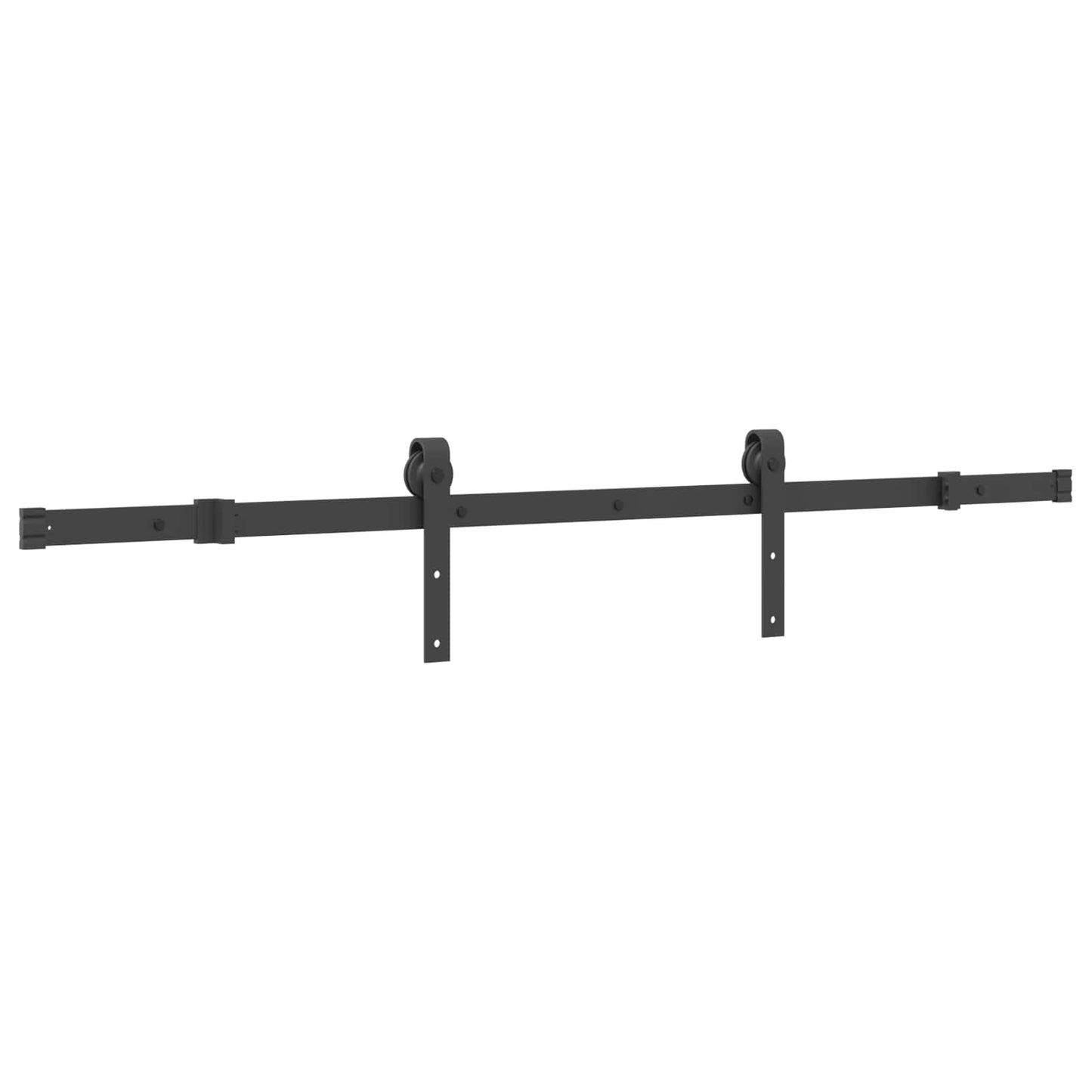 Sliding Door NARVIK Natural and Black 70 x 210 cm (152.5 cm)