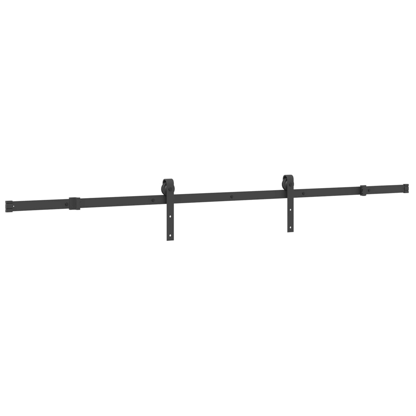 Sliding Door NARVIK Natural and Black 100 x 210 cm (213.5 cm)