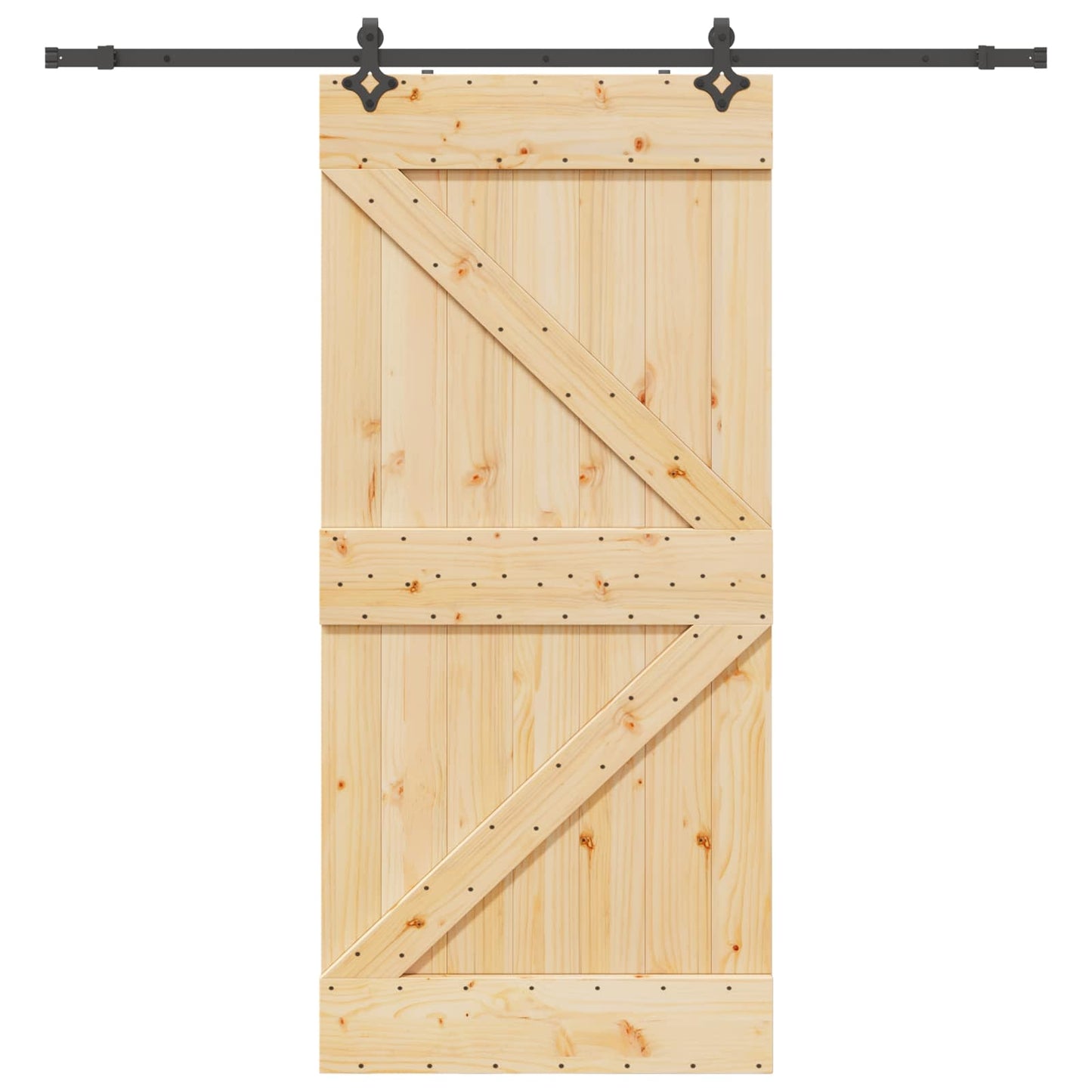 Sliding Door NARVIK Natural and Black