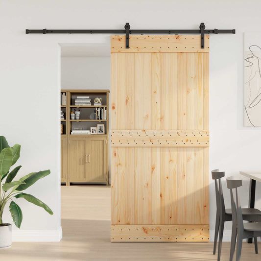 Sliding Door NARVIK Natural and Black