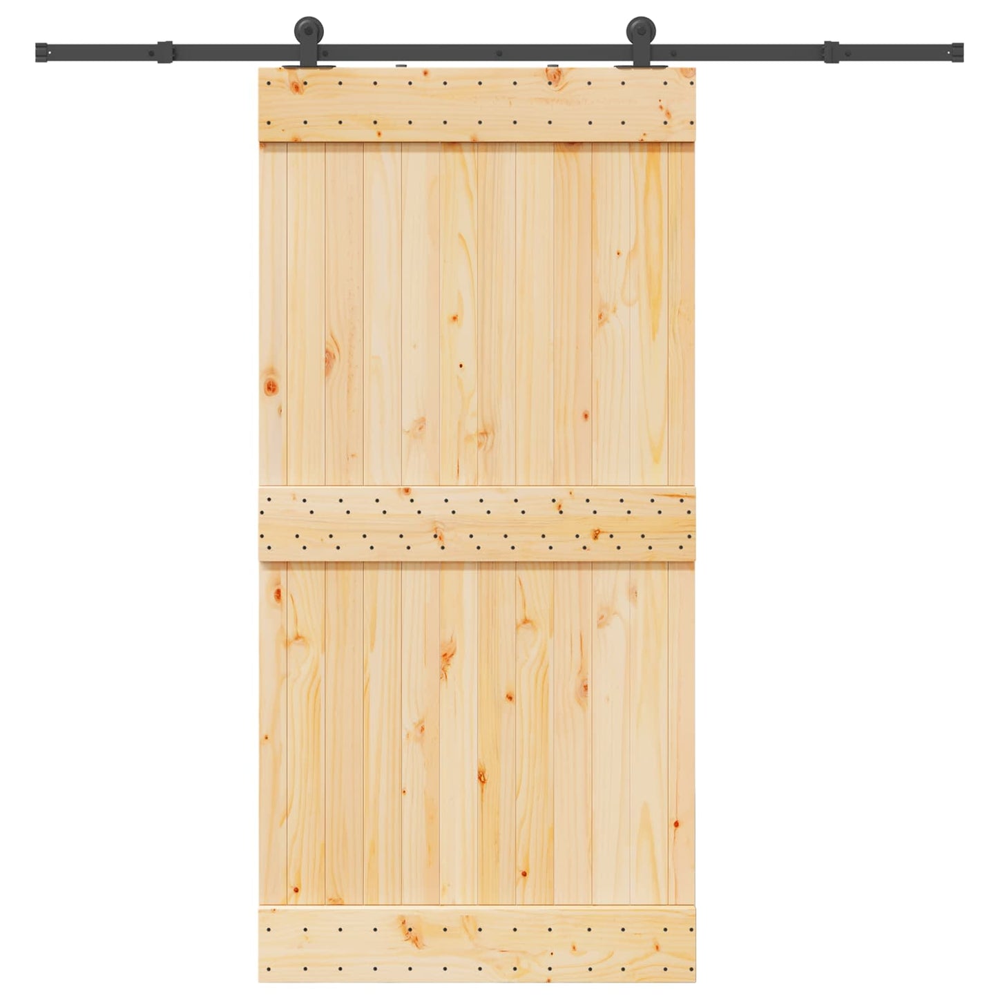 Sliding Door NARVIK Natural and Black