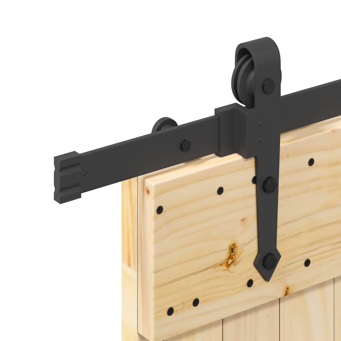Sliding Door NARVIK Natural and Black