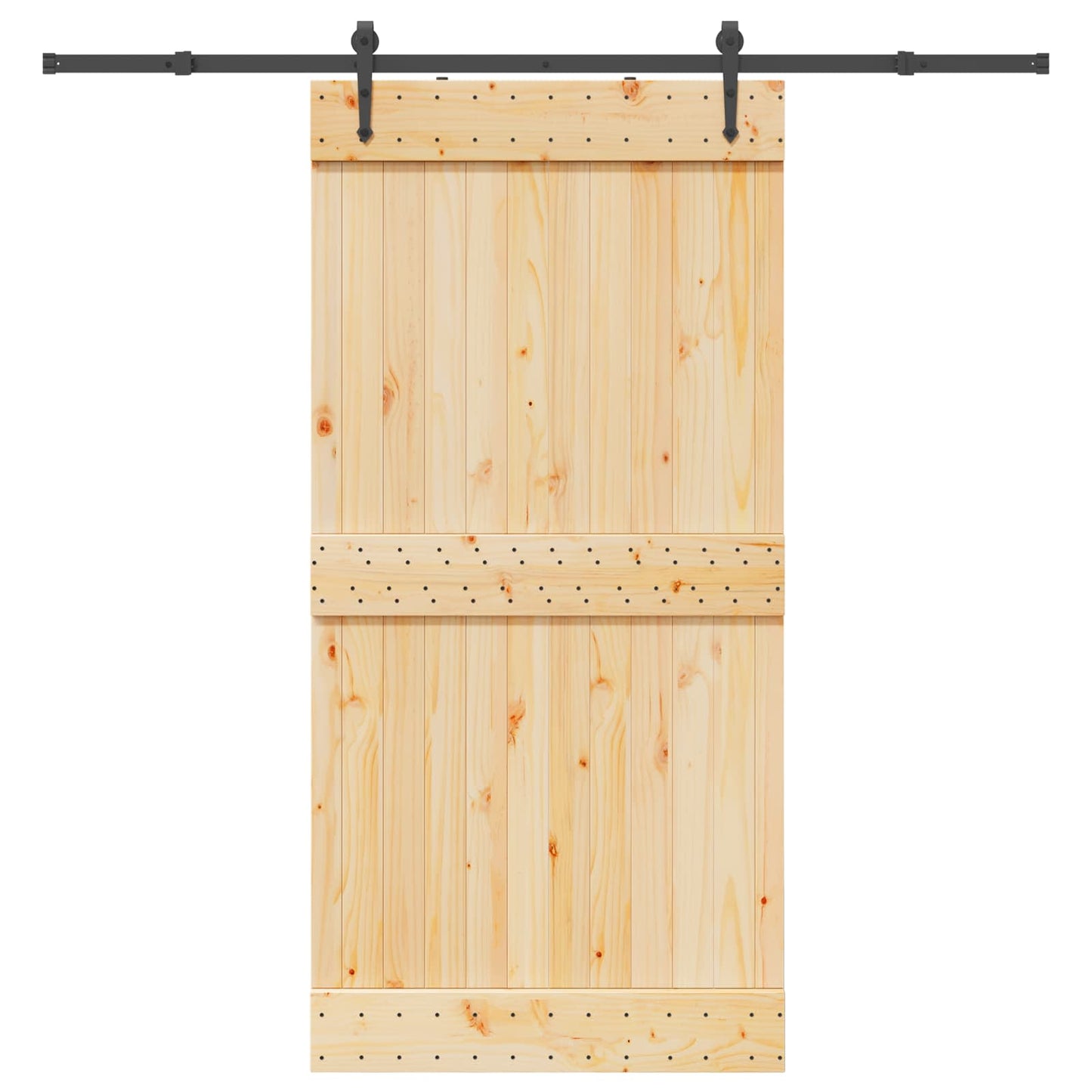 Sliding Door NARVIK Natural and Black