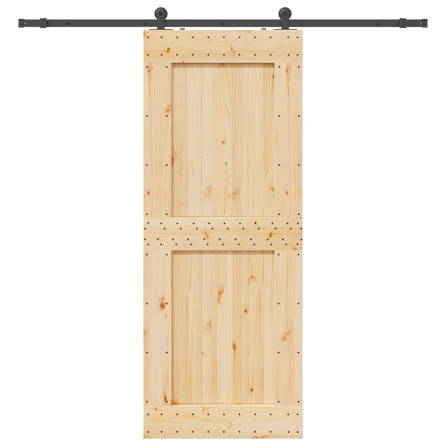Sliding Door NARVIK Natural and Black