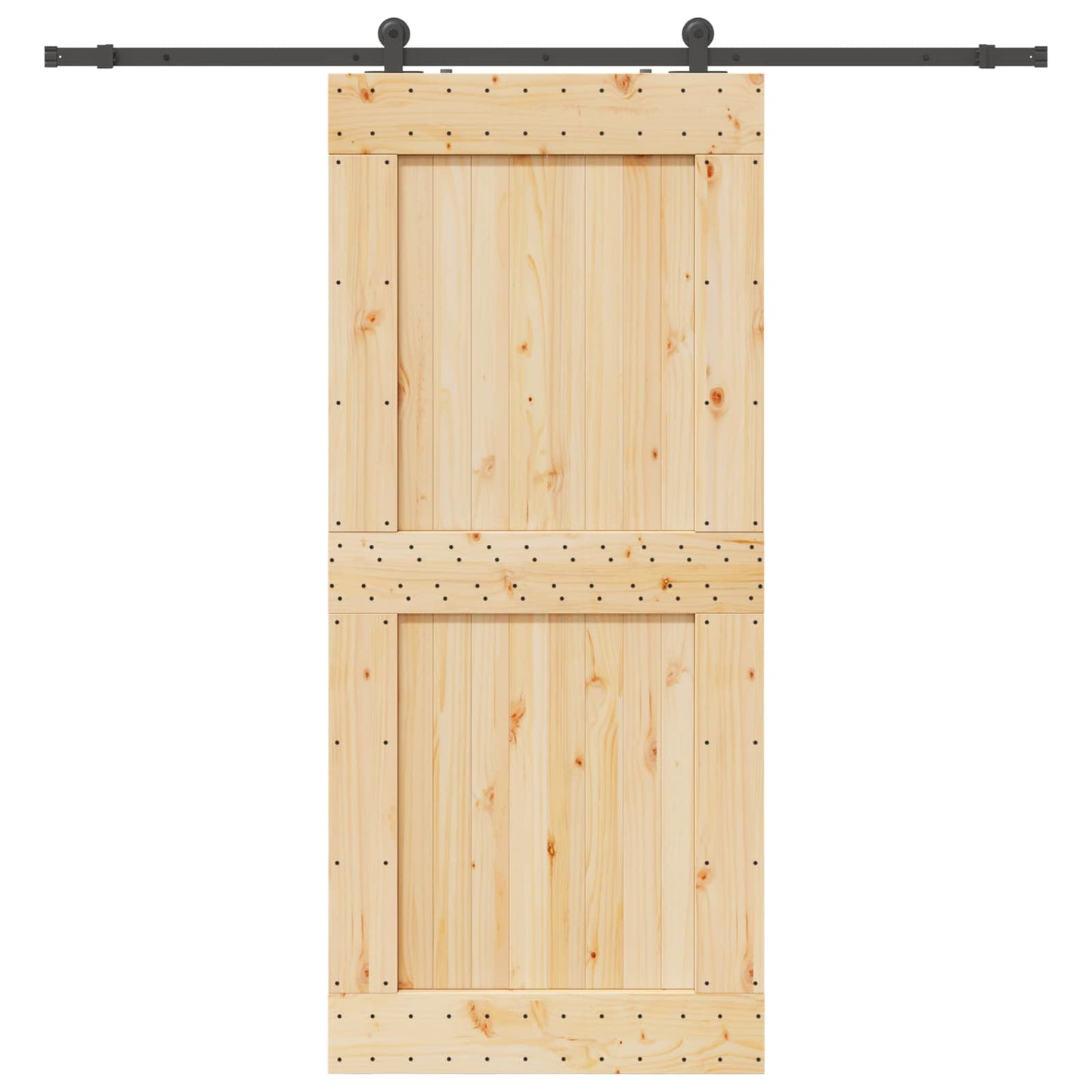 Sliding Door NARVIK Natural and Black