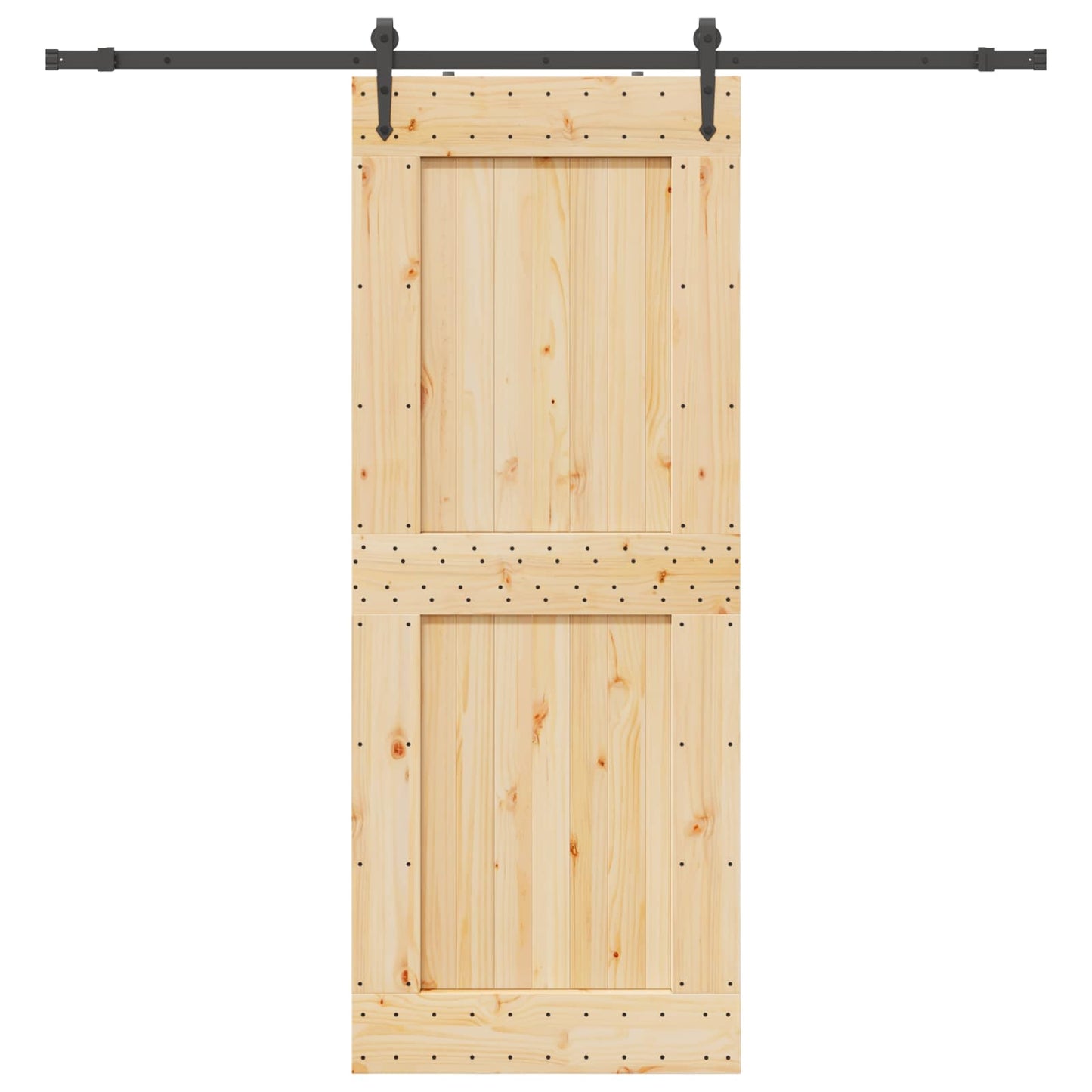 Sliding Door NARVIK Natural and Black