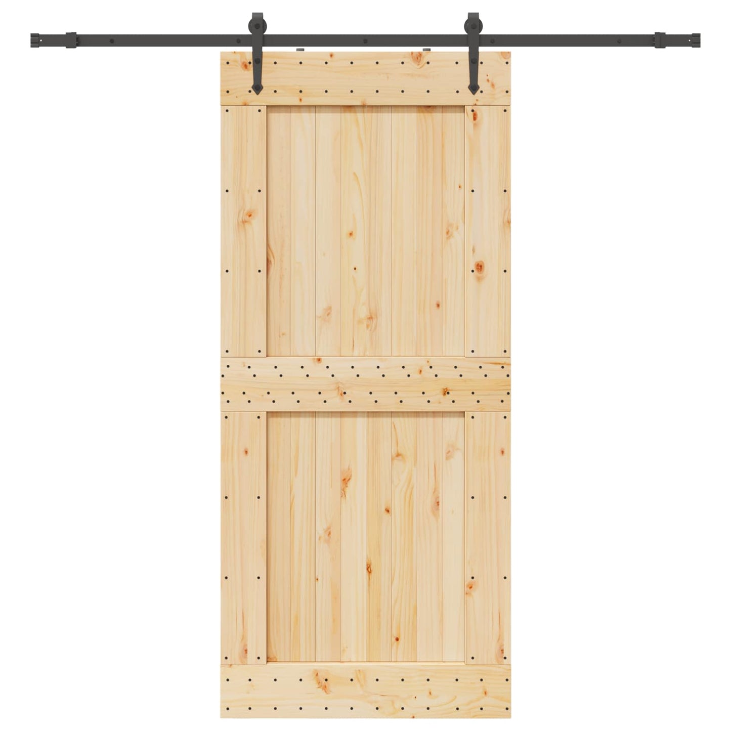 Sliding Door NARVIK Natural and Black