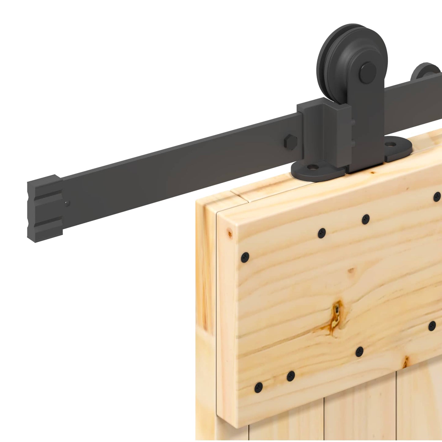 Sliding Door NARVIK Natural and Black