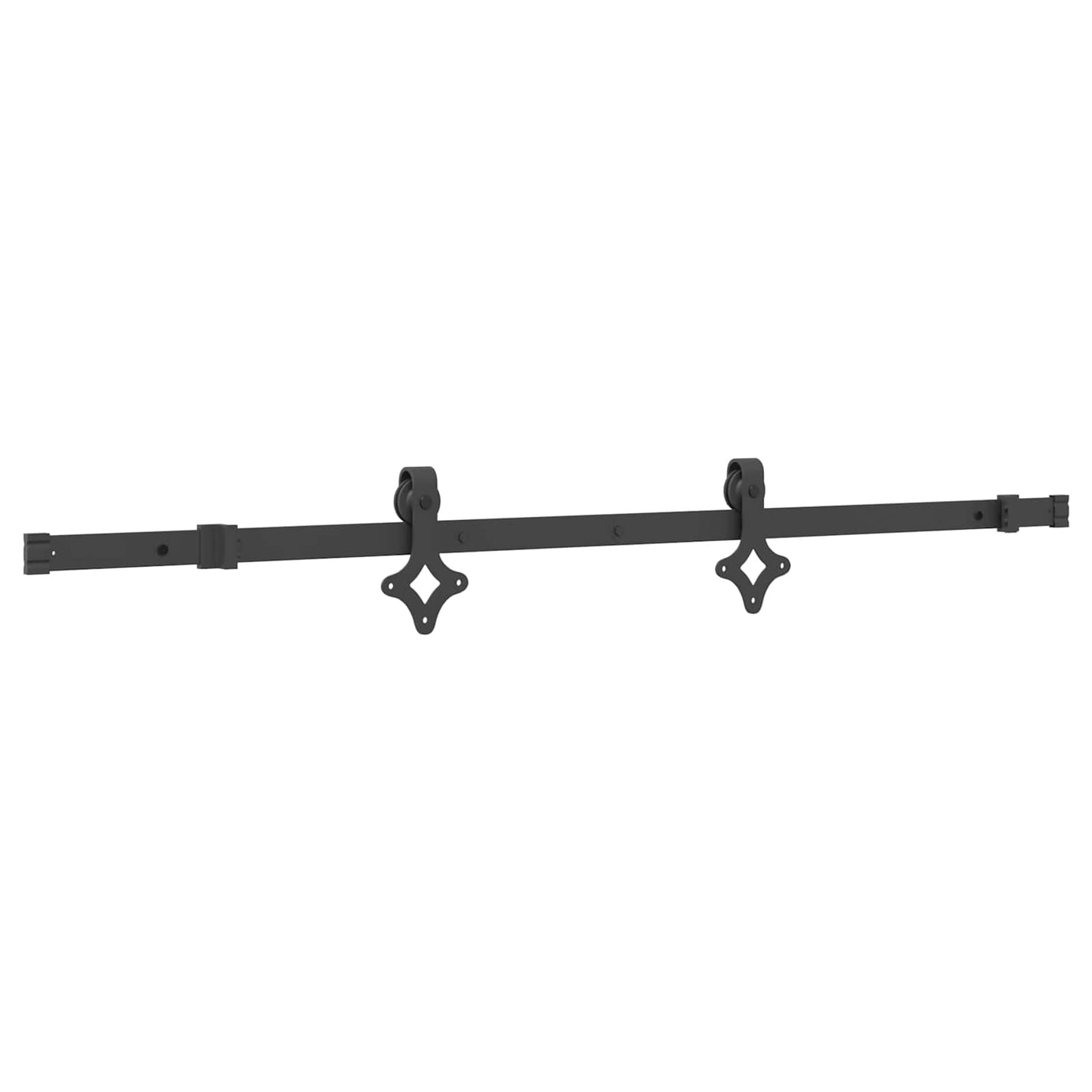 Sliding Door NARVIK Natural and Black 70 x 210 cm (152.5 cm)