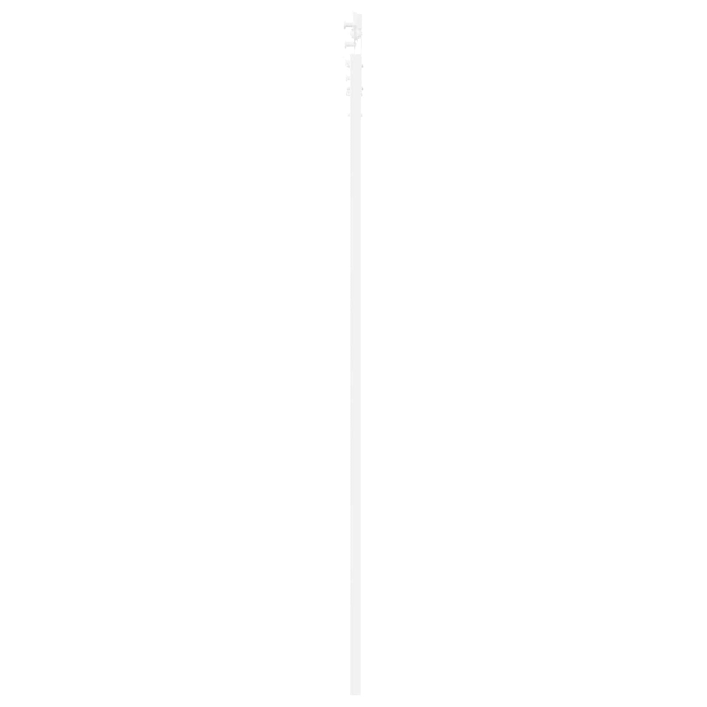 Sliding Door White 83 x 232 cm Solid Pine Wood