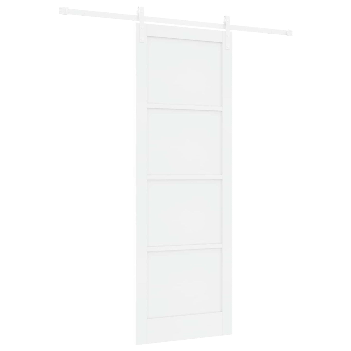 Sliding Door White 83 x 232 cm Solid Pine Wood