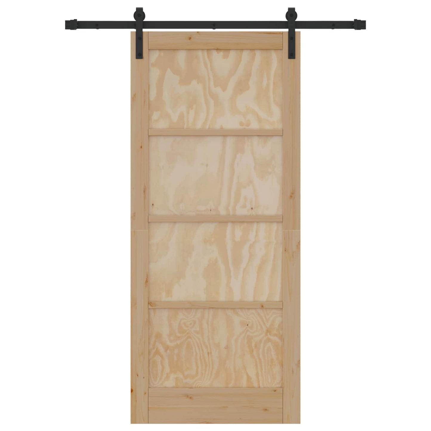 Sliding Door Natural 86 x 198.5 cm Solid Pine Wood