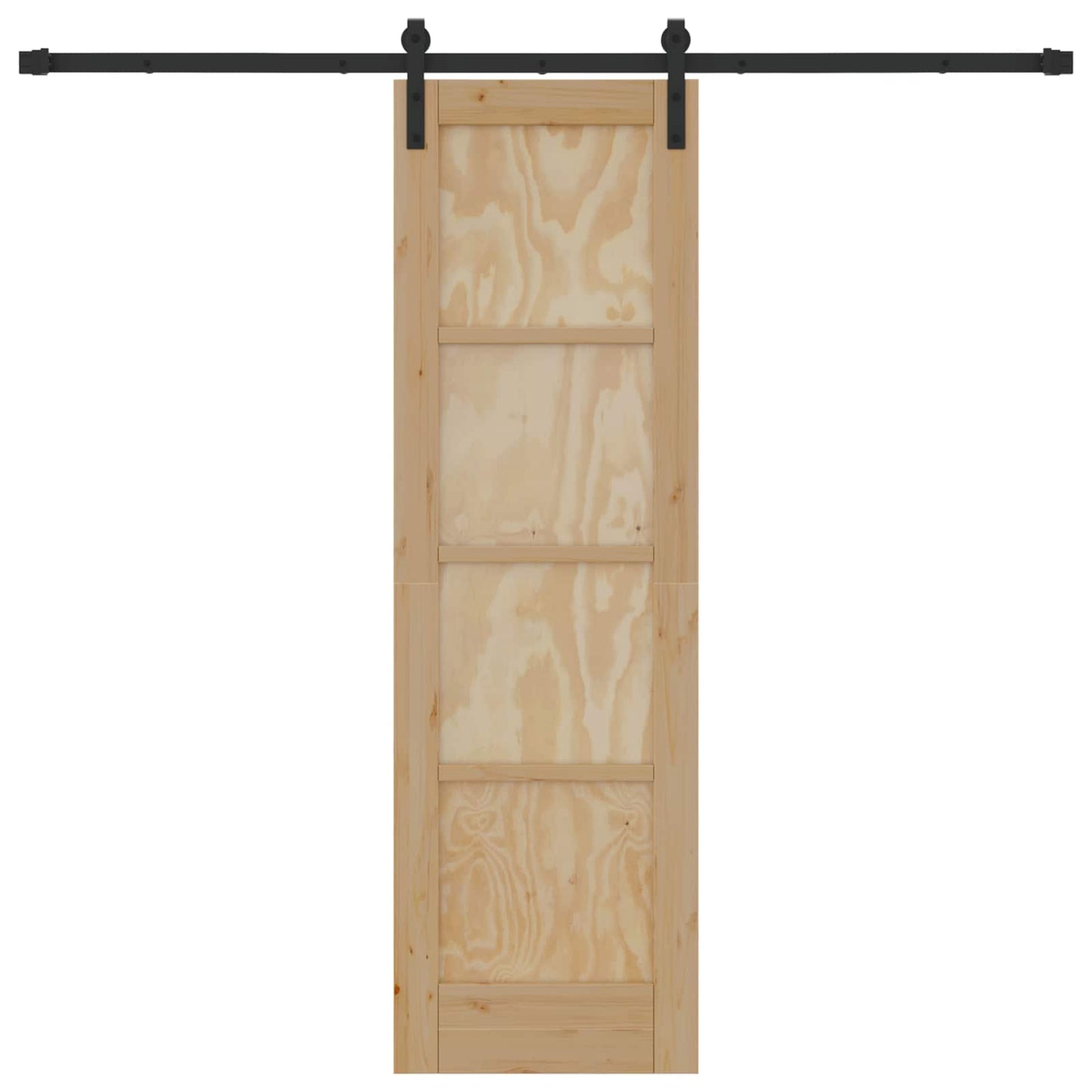 Sliding Door Natural 61 x 198.5 cm Solid Pine Wood