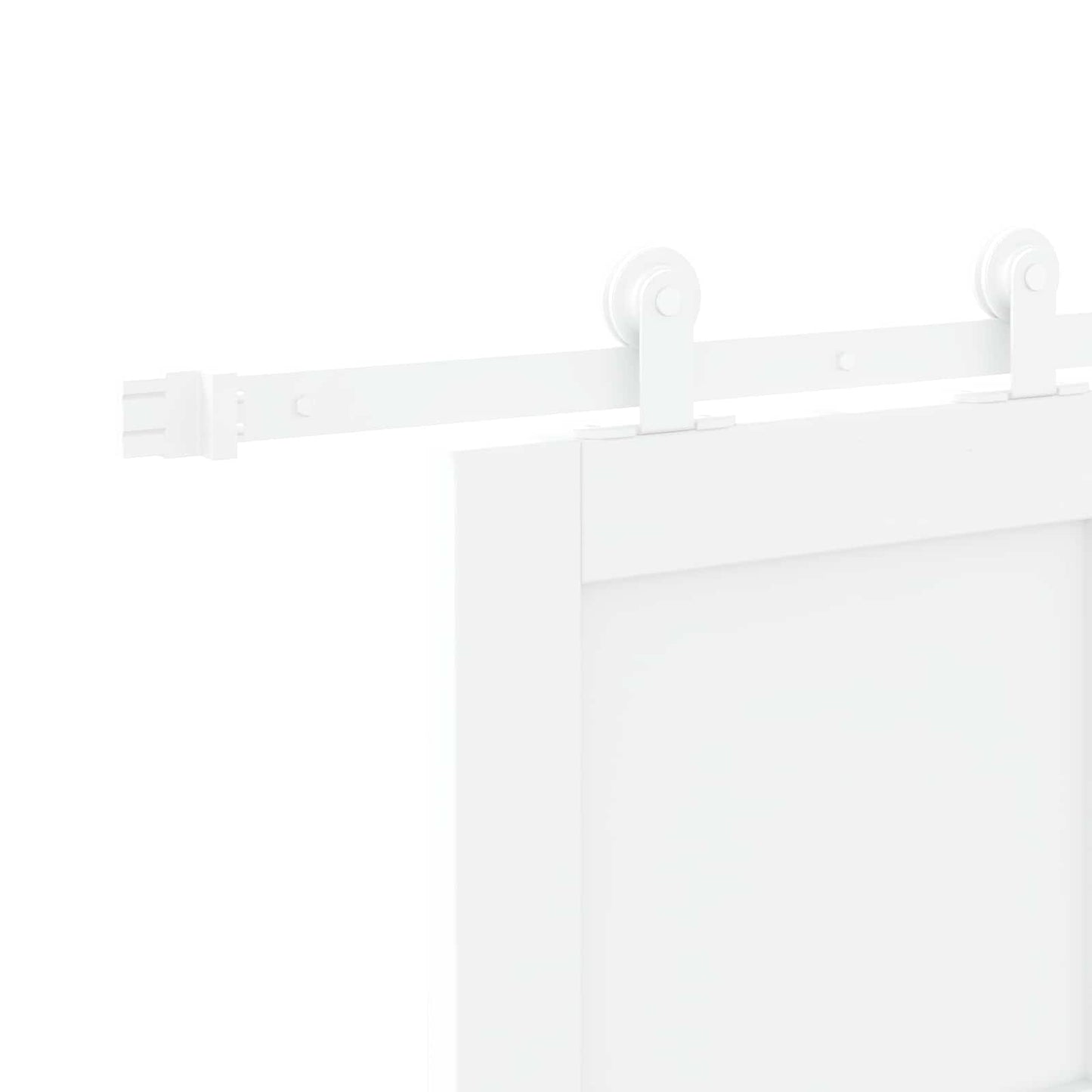 Sliding Door White 83 x 202 cm Solid Pine Wood