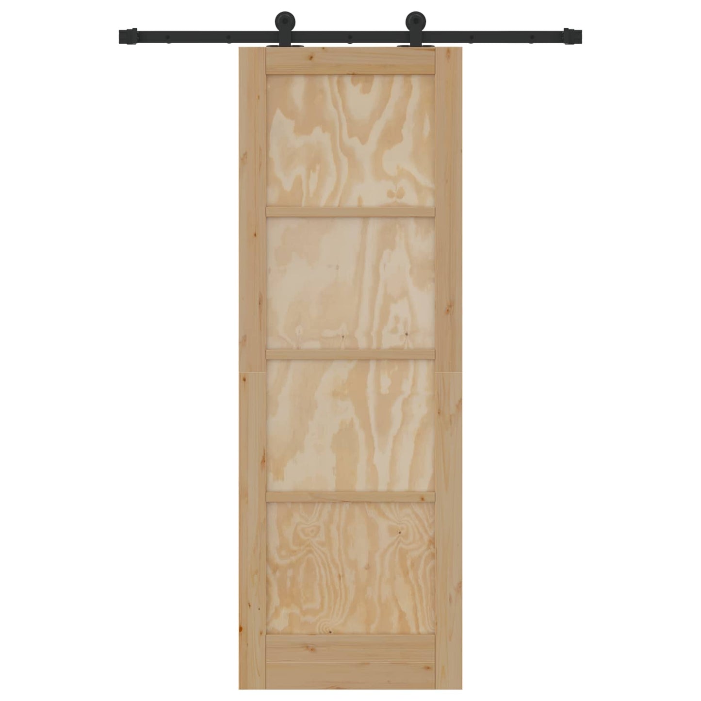 Sliding Door ORKDAL Natural 73.5 x 211 cm Solid Pine Wood