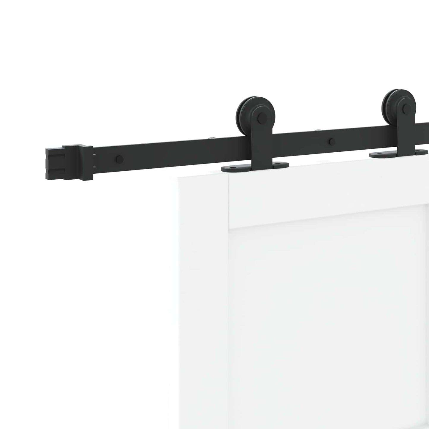Sliding Door ORKDAL White 83 x 202 cm Solid Pine Wood