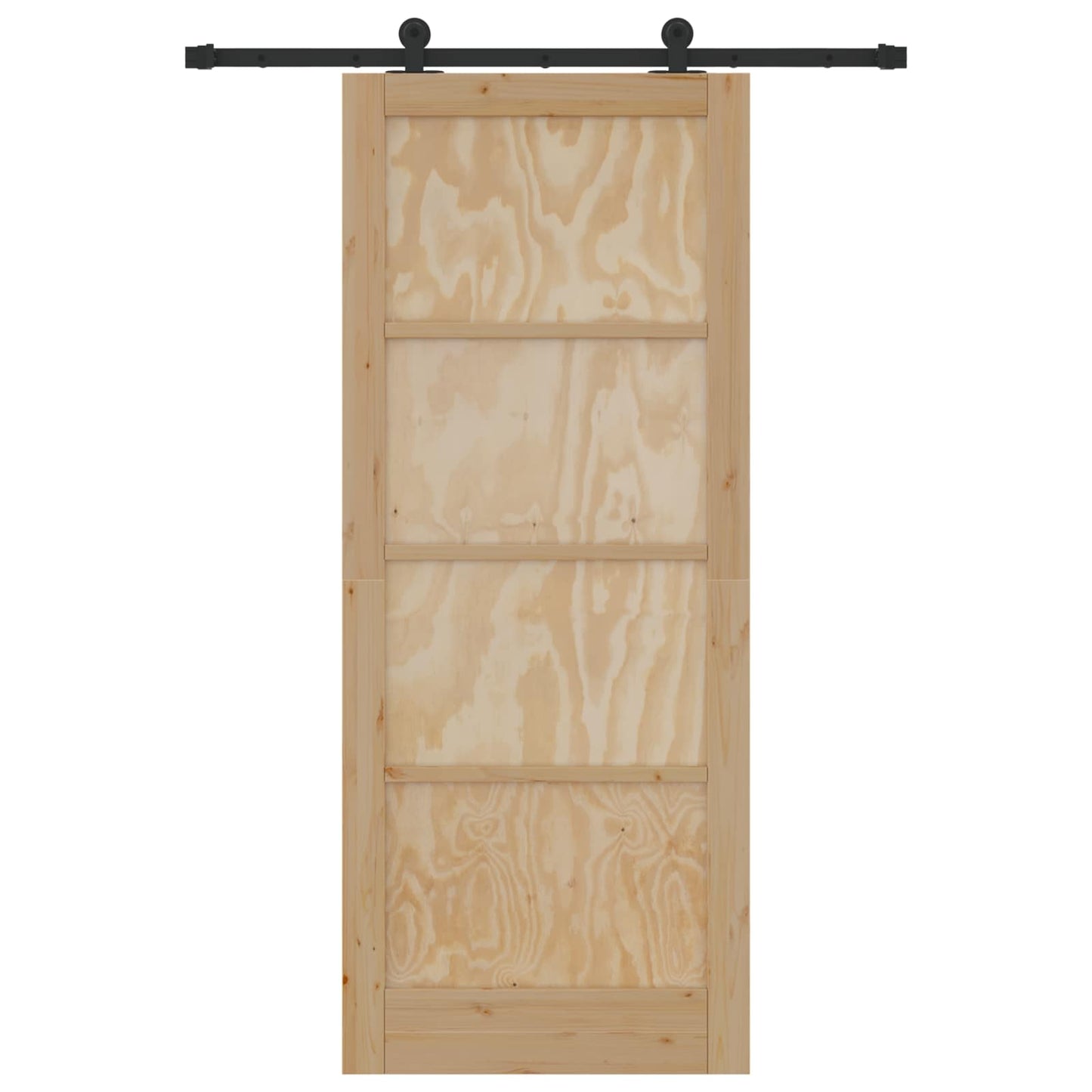 Sliding Door ORKDAL Natural 86 x 211 cm Solid Pine Wood