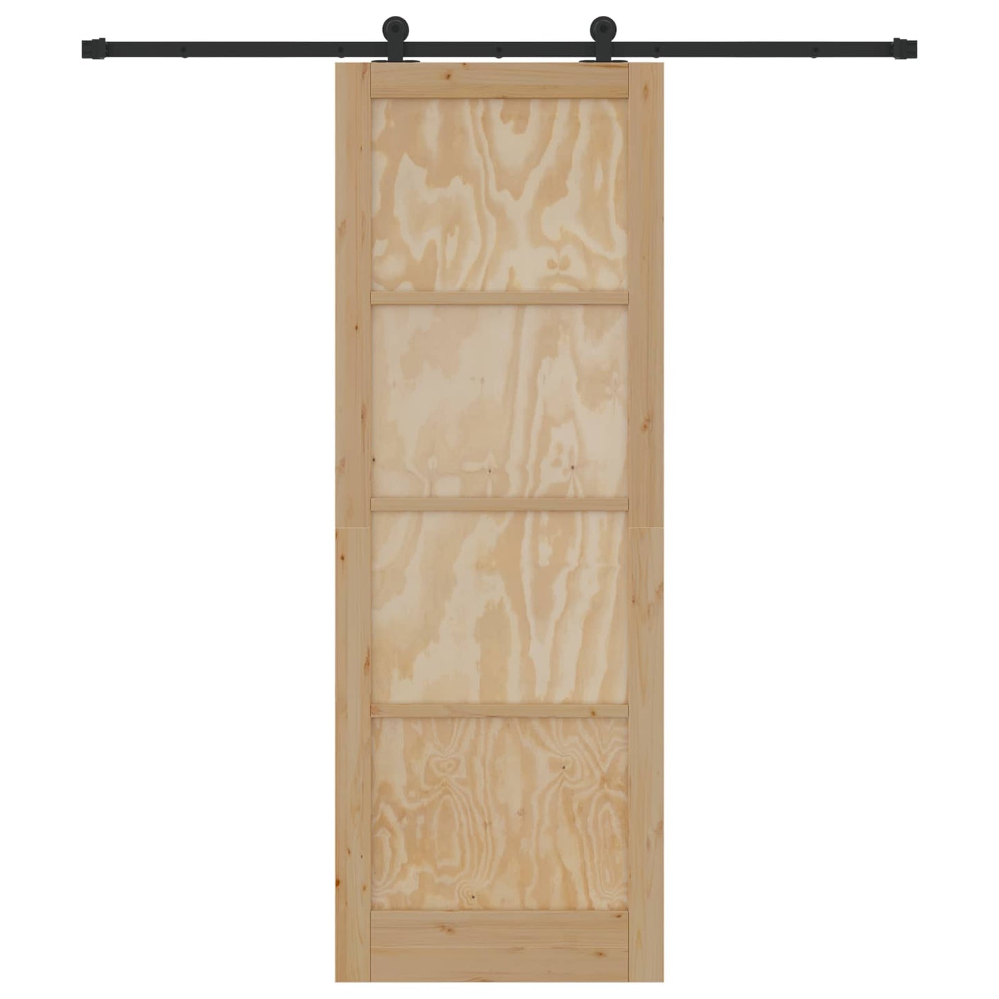 Sliding Door ORKDAL Natural 83 x 232 cm Solid Pine Wood