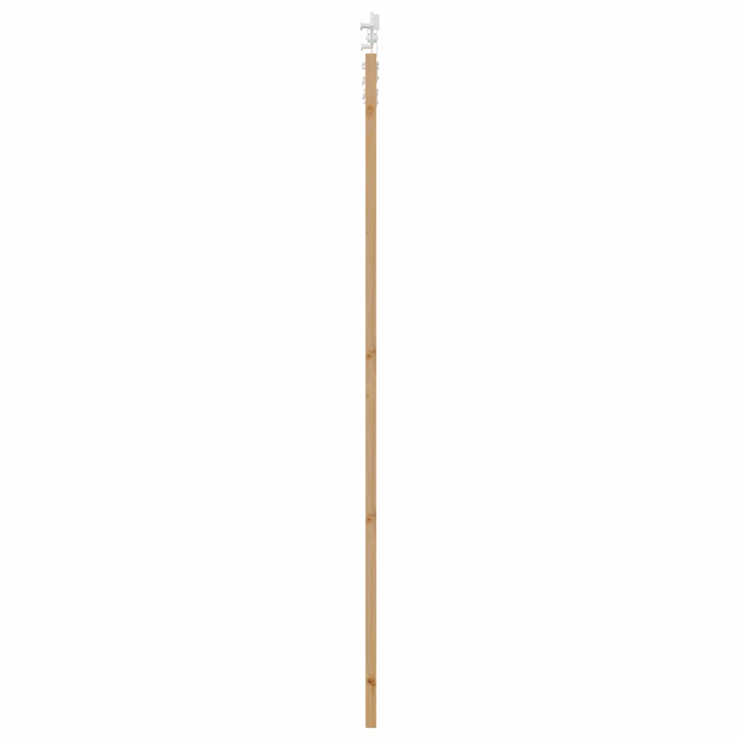 Sliding Door Natural and White 83 x 232 cm Solid Pine Wood