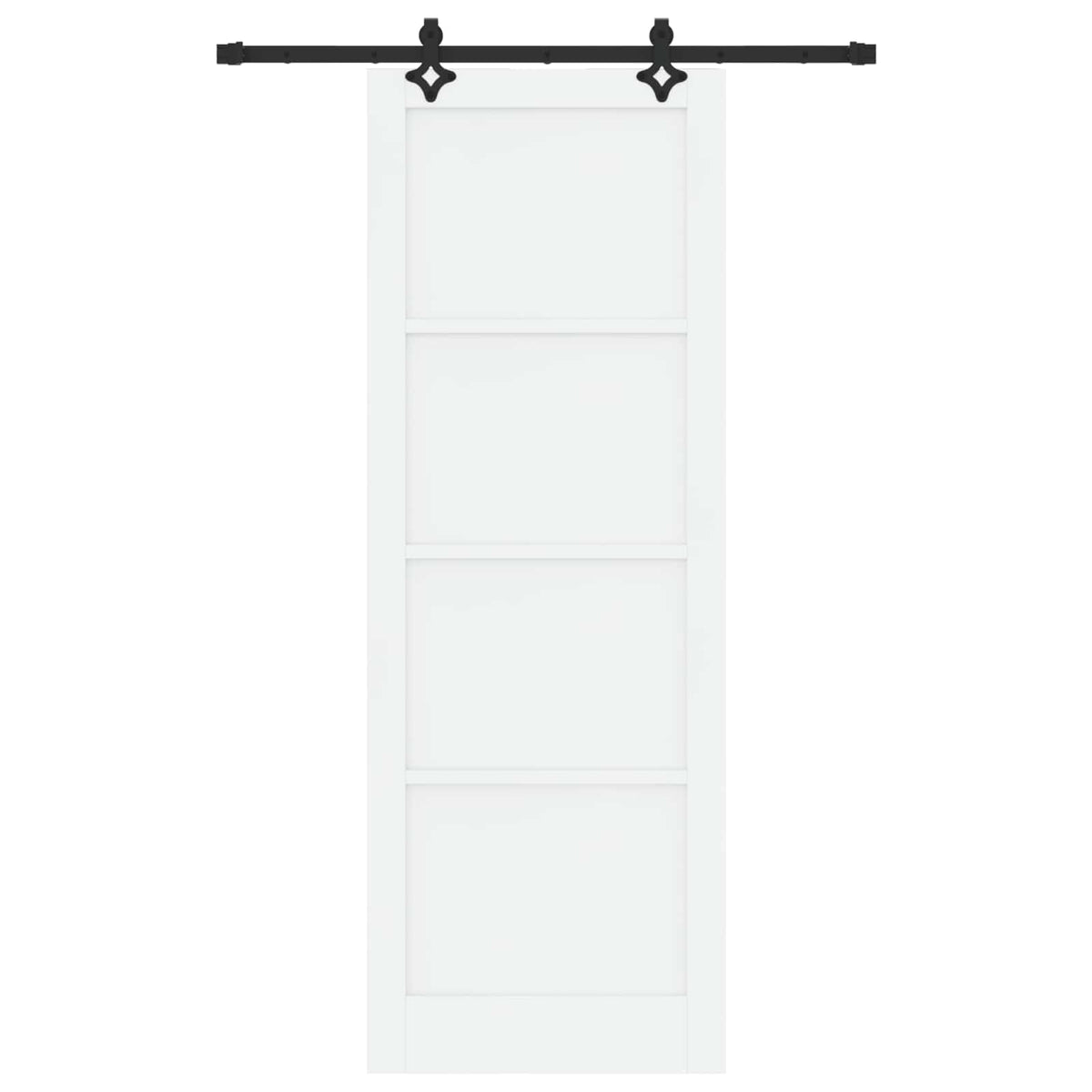 Sliding Door ORKDAL 83 x 232 cm Solid Pine Wood White