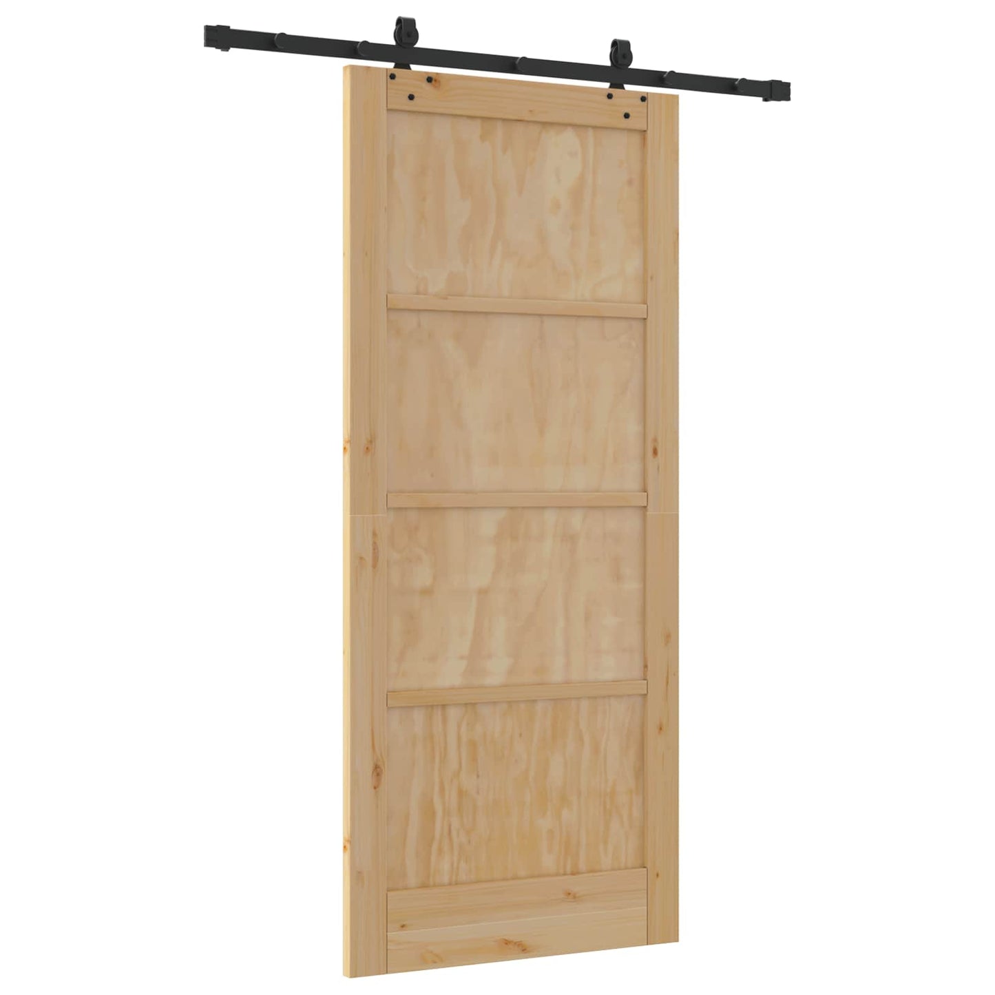 Sliding Door ORKDAL 86 x 198.5 cm Solid Pine Wood Natural