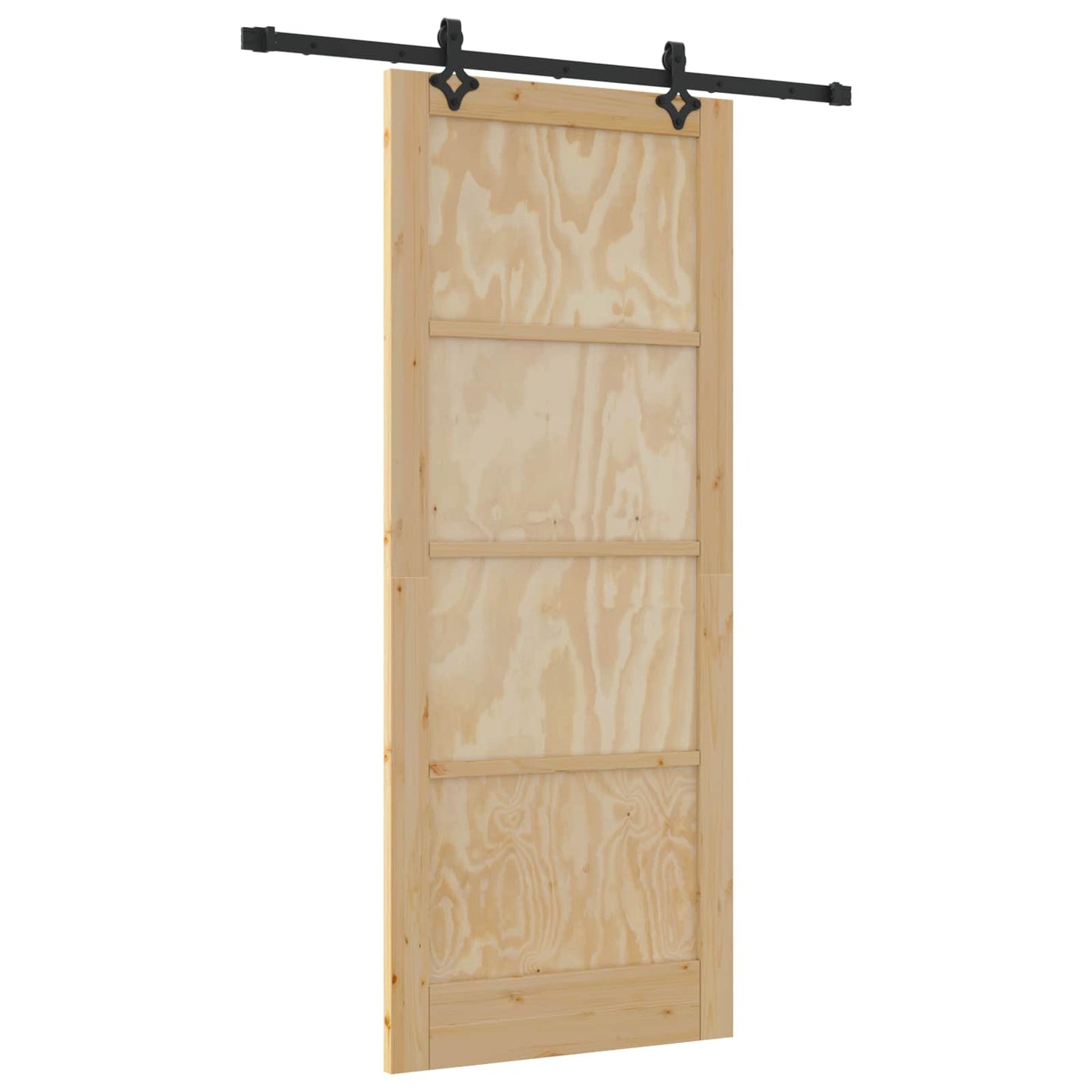 Sliding Door ORKDAL Natural 86 x 211 cm Solid Pine Wood