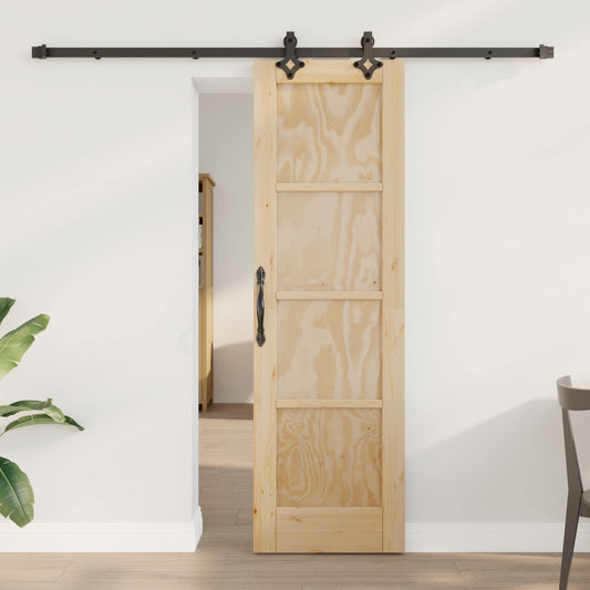 Sliding Door ORKDAL Natural 61 x 198.5 cm Solid Pine Wood