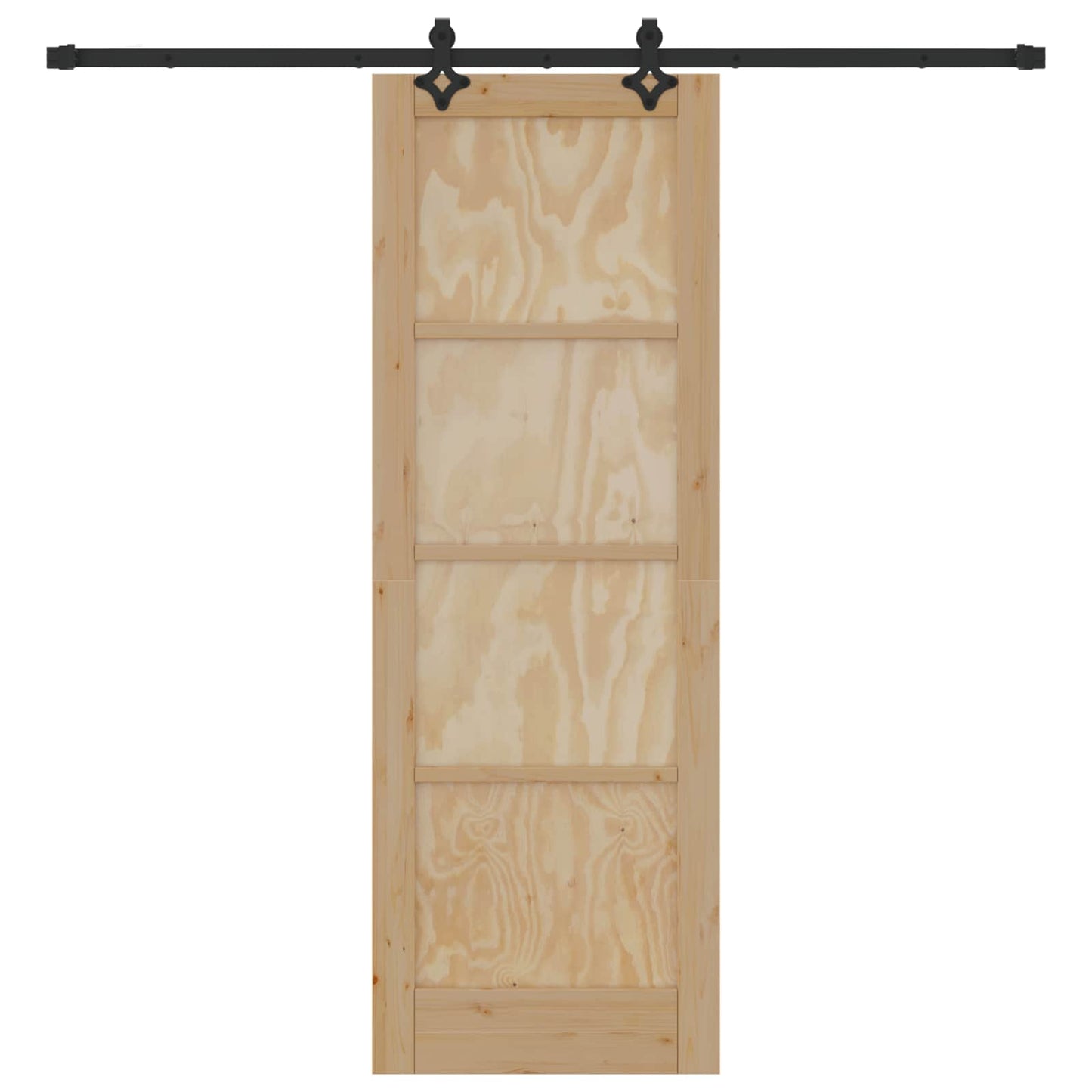Sliding Door ORKDAL Natural 73.5 x 211 cm Solid Pine Wood