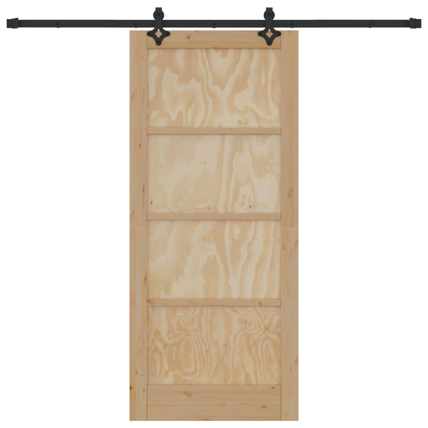 Sliding Door ORKDAL Natural 86 x 198.5 cm Solid Pine Wood