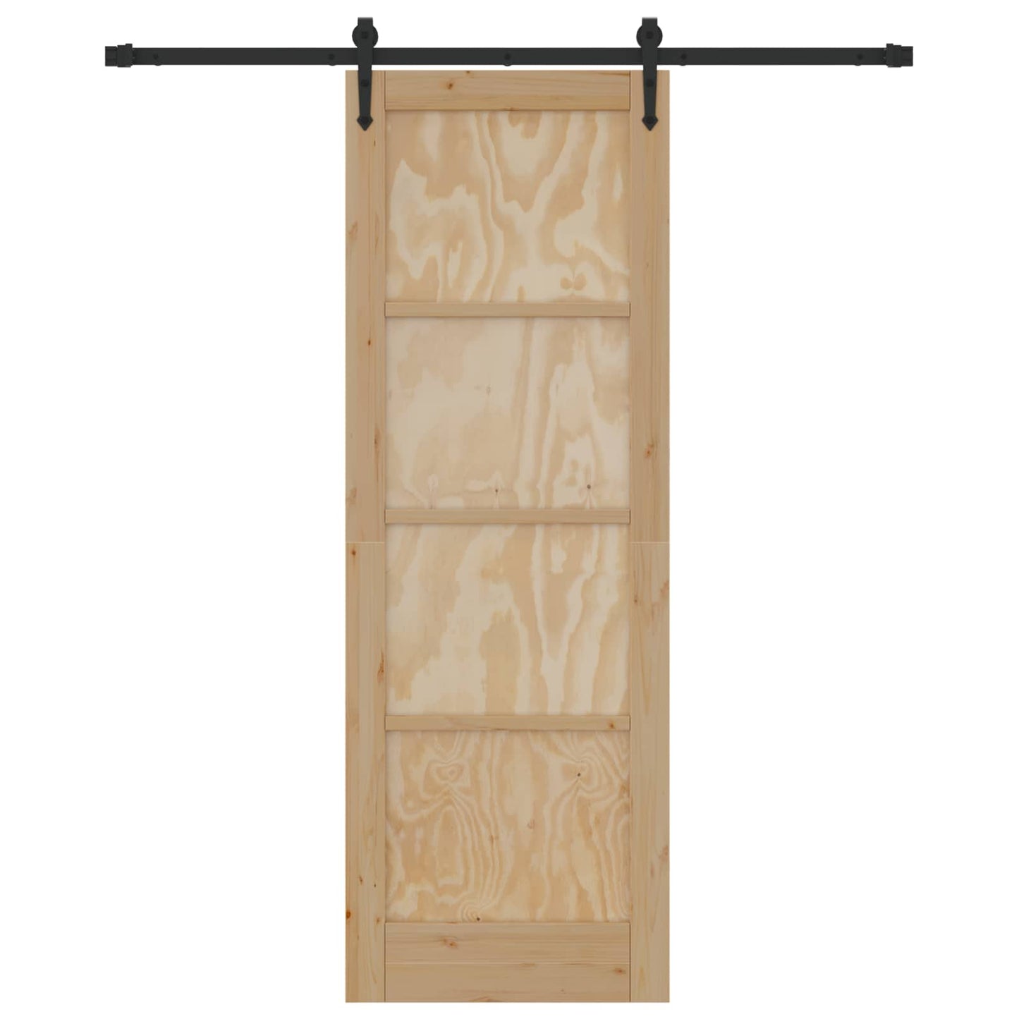 Sliding Door ORKDAL Natural and Black 73.5 x 211 cm