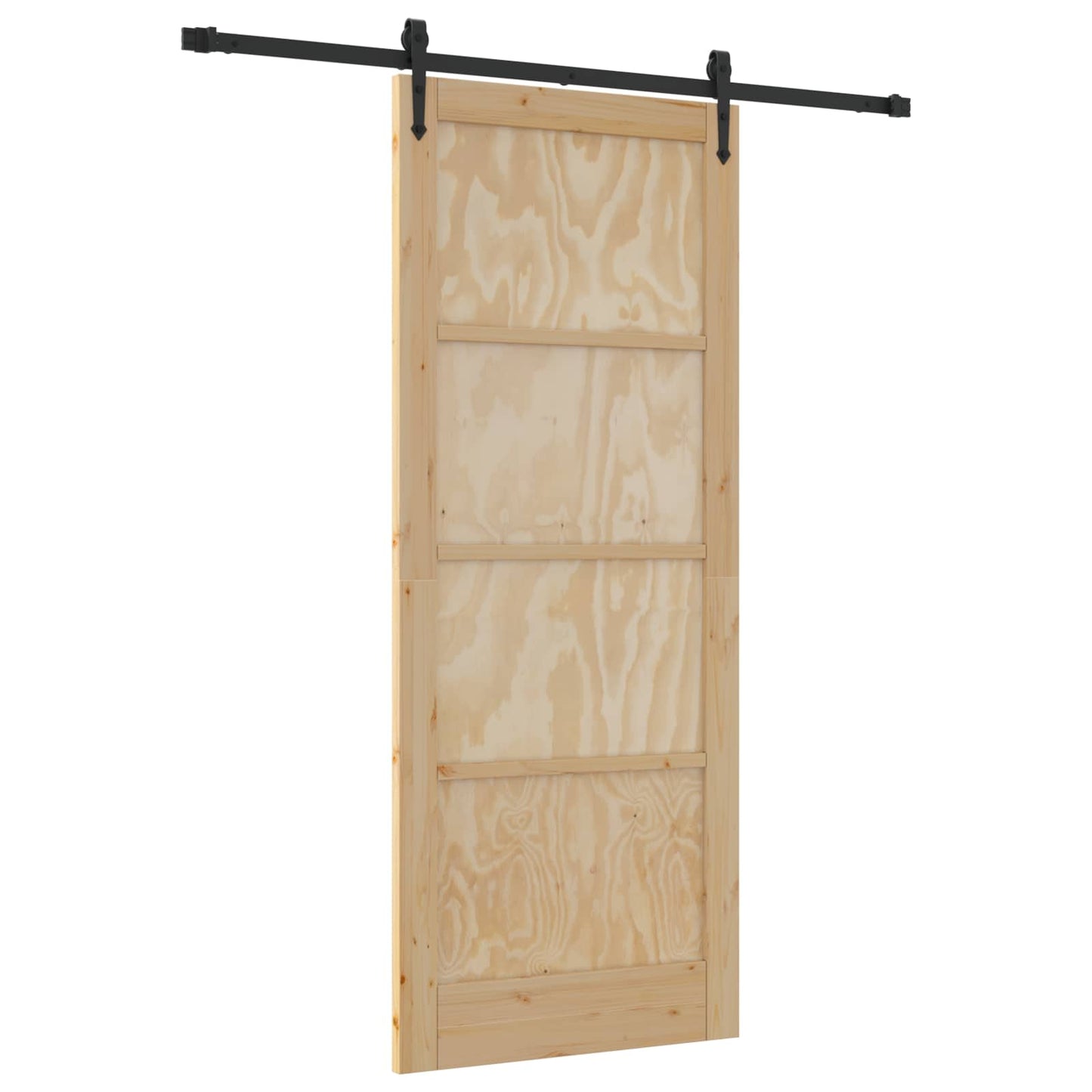 Sliding Door ORKDAL Natural and Black 86 x 211 cm