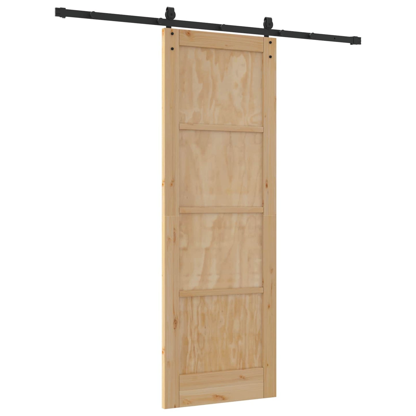 Sliding Door ORKDAL Natural and Black 73.5 x 211 cm