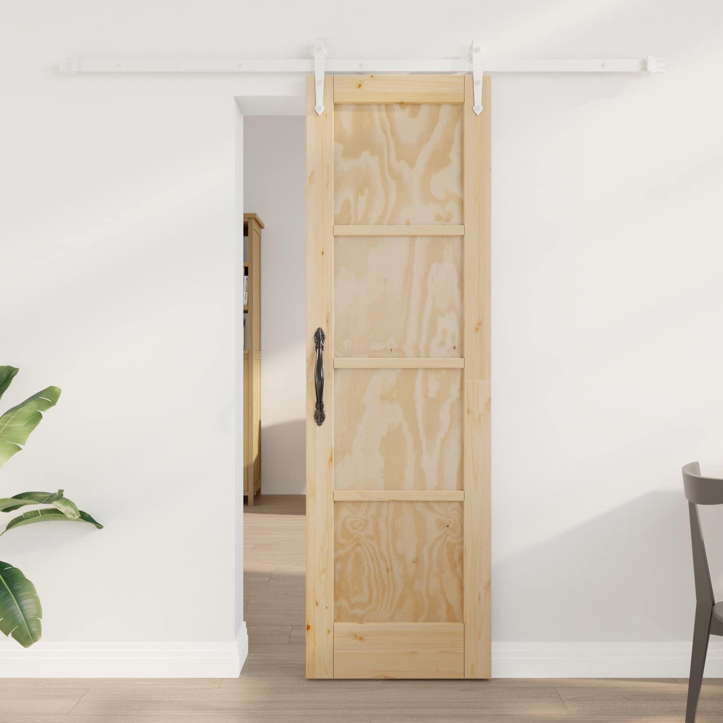 Sliding Door ORKDAL Natural and White 61 x 198.5 cm