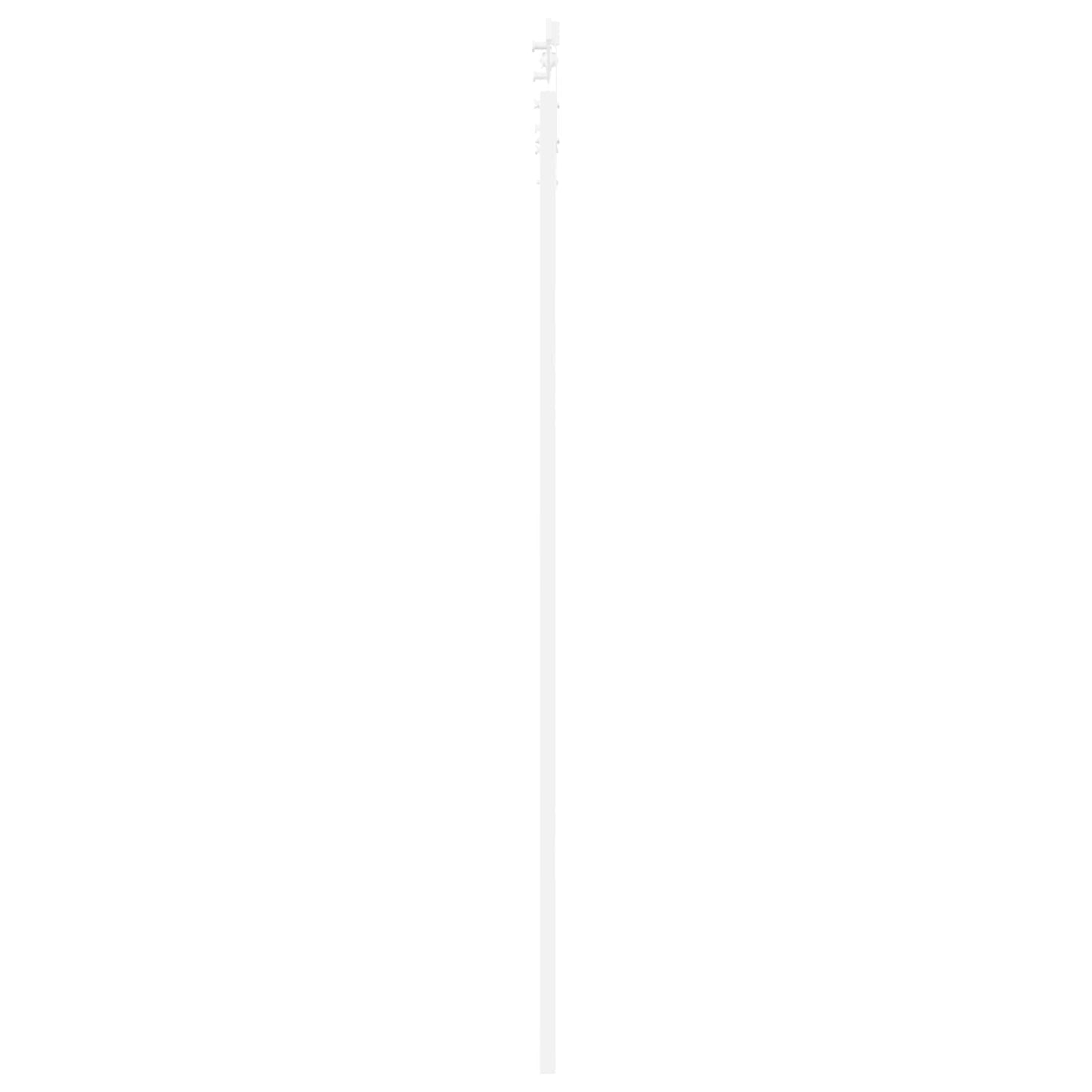 Sliding Door ORKDAL White 83 x 232 cm Solid Pine Wood