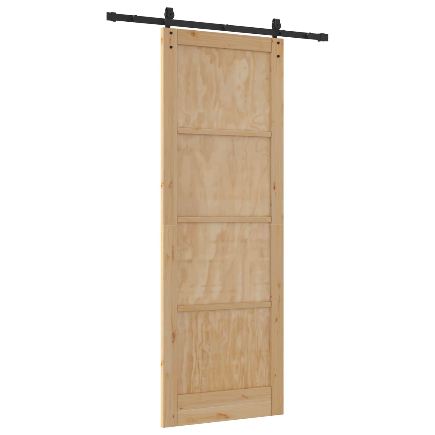 Sliding Door ORKDAL Natural 83 x 232 cm Solid Pine Wood